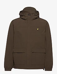 Lyle & Scott - Hooded Pocket Jacket - spring jackets - olive - 0