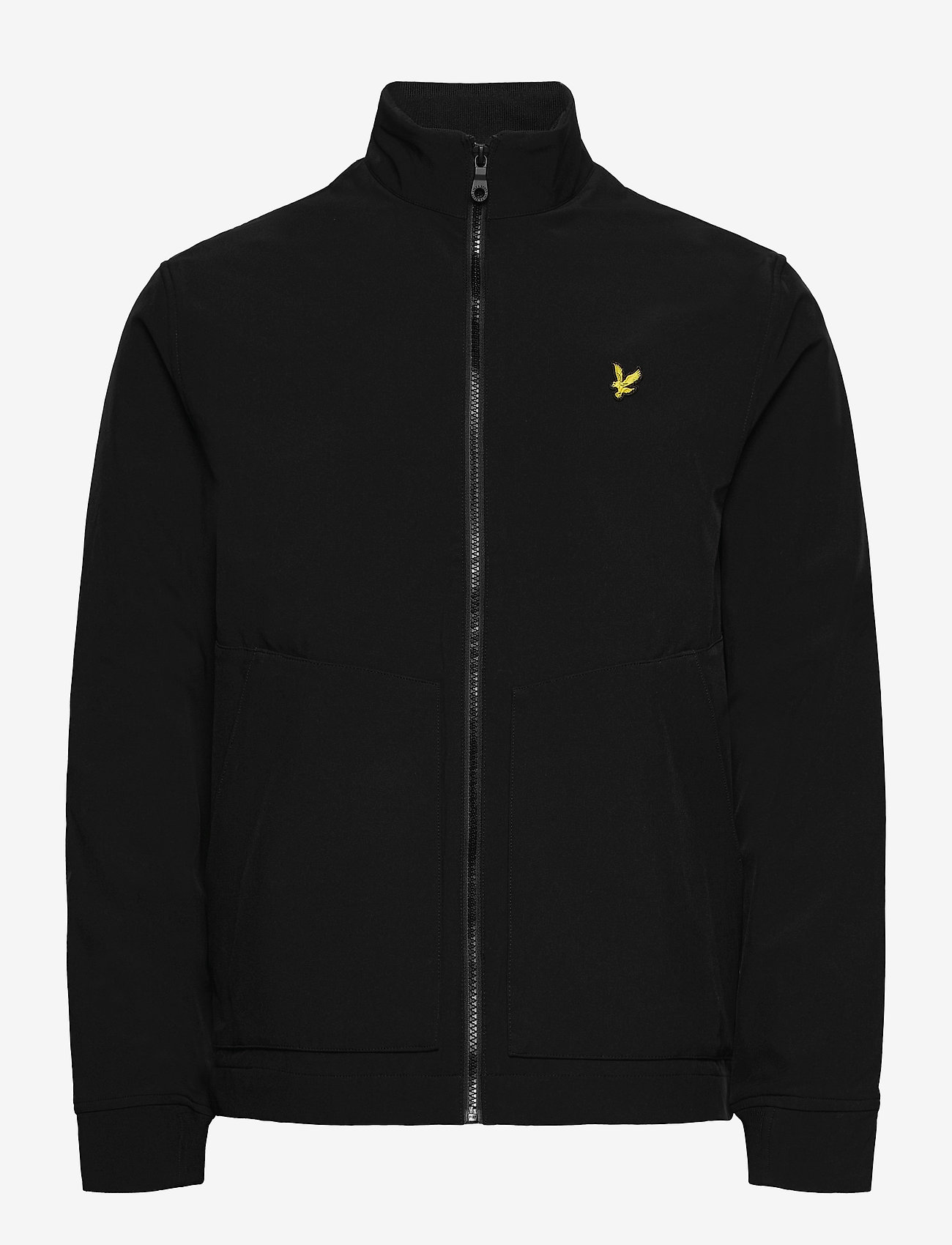 Funnel Neck Softshell Jacket - JET BLACK