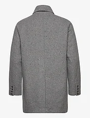 Lyle & Scott - Flecked Wool Mac - winter jackets - mid grey marl - 1