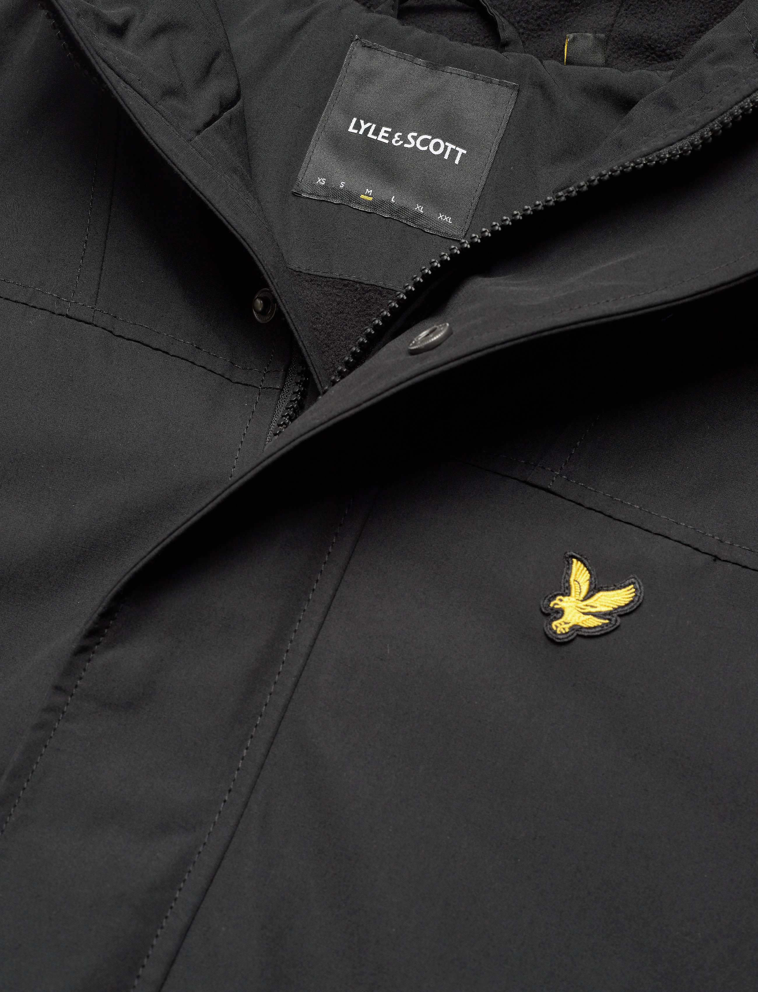 Lyle & Scott - Hooded Parka - jet black - 2