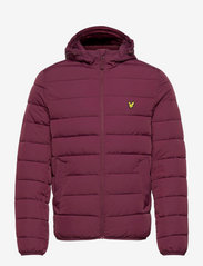 Lyle & Scott - Lightweight Puffer Jacket - winter jackets - burgundy - 0