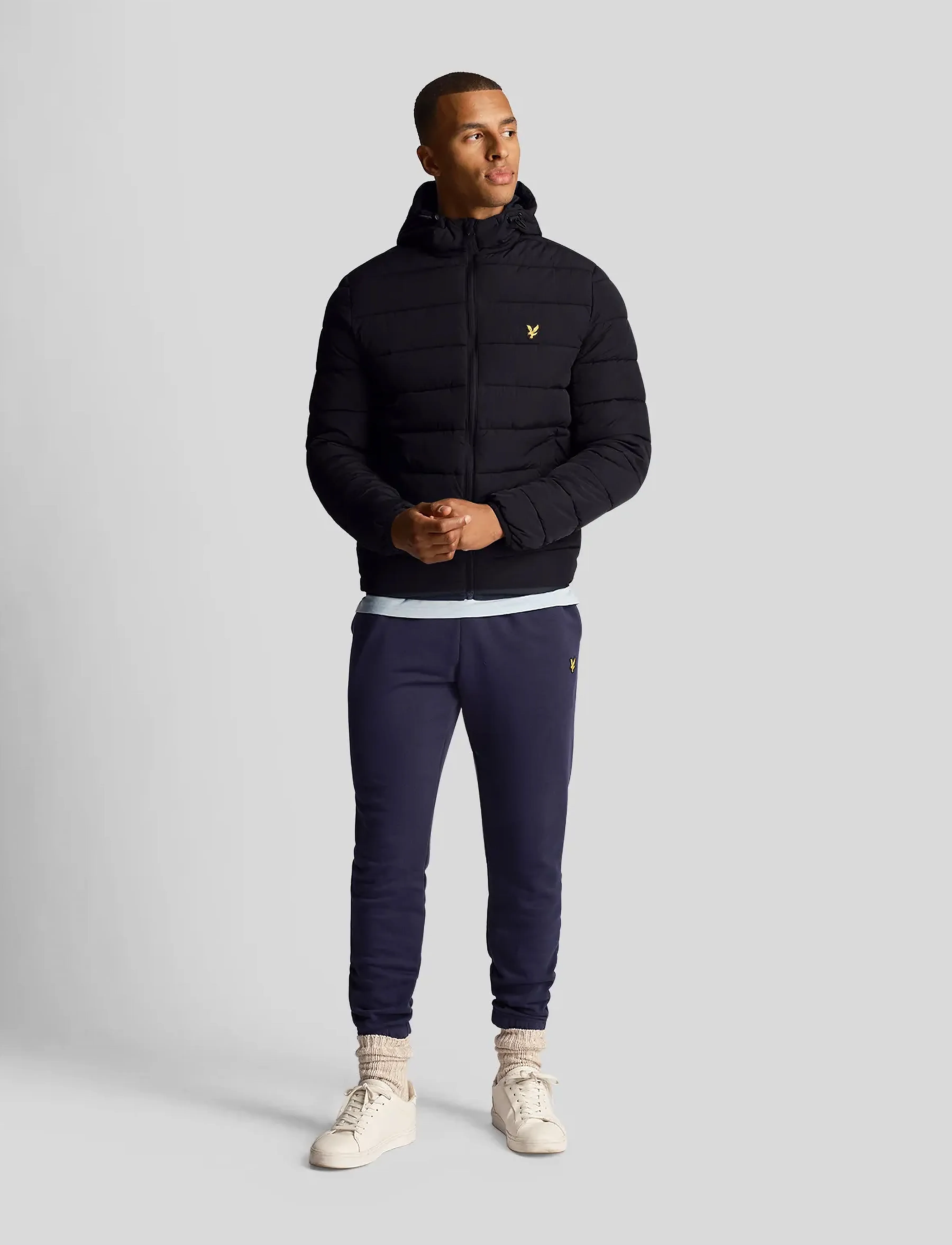Lyle & Scott - Lightweight Puffer Jacket - jet black - 4