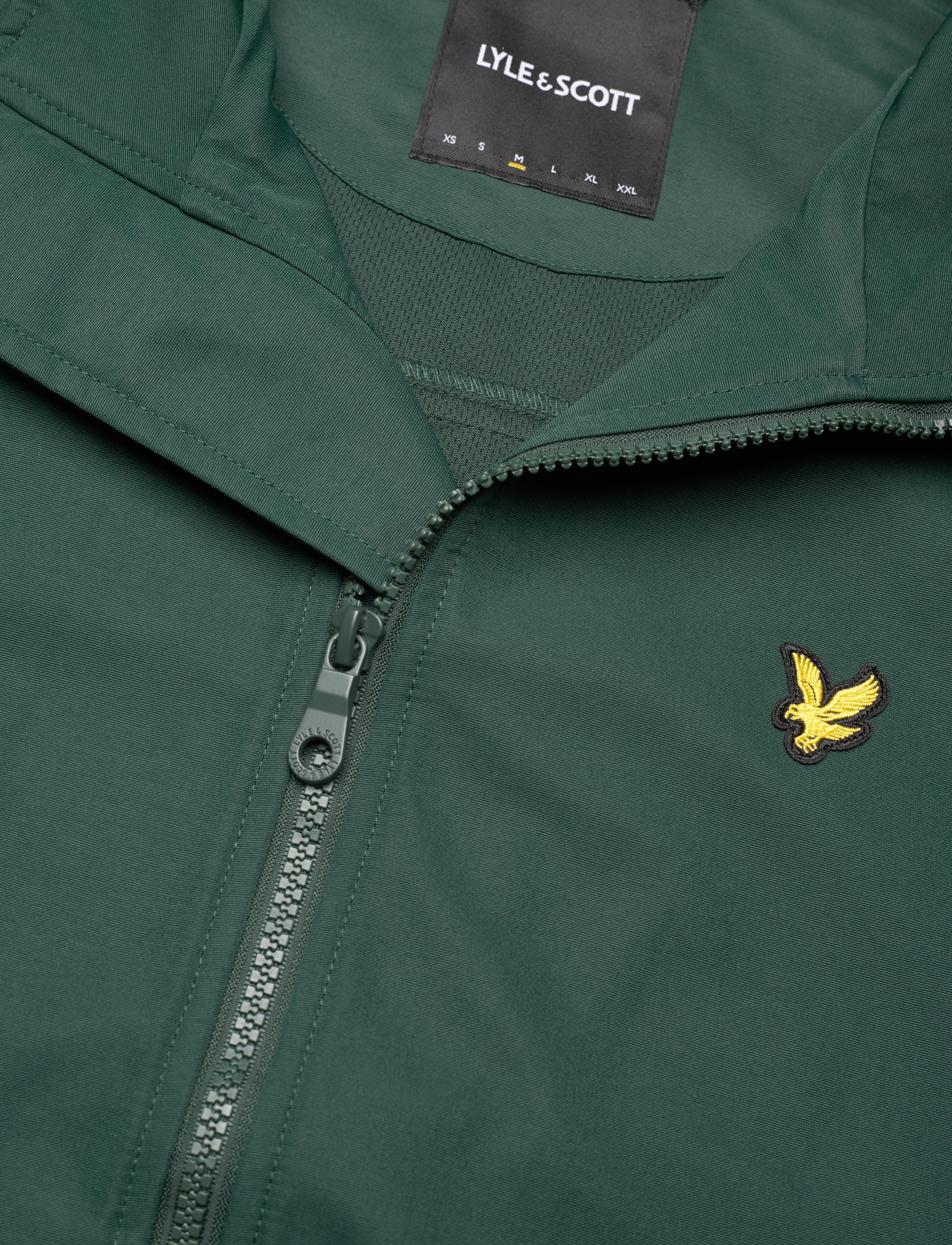 Lyle & Scott - Mesh Backed Funnel Neck Jacket - dark green - 2