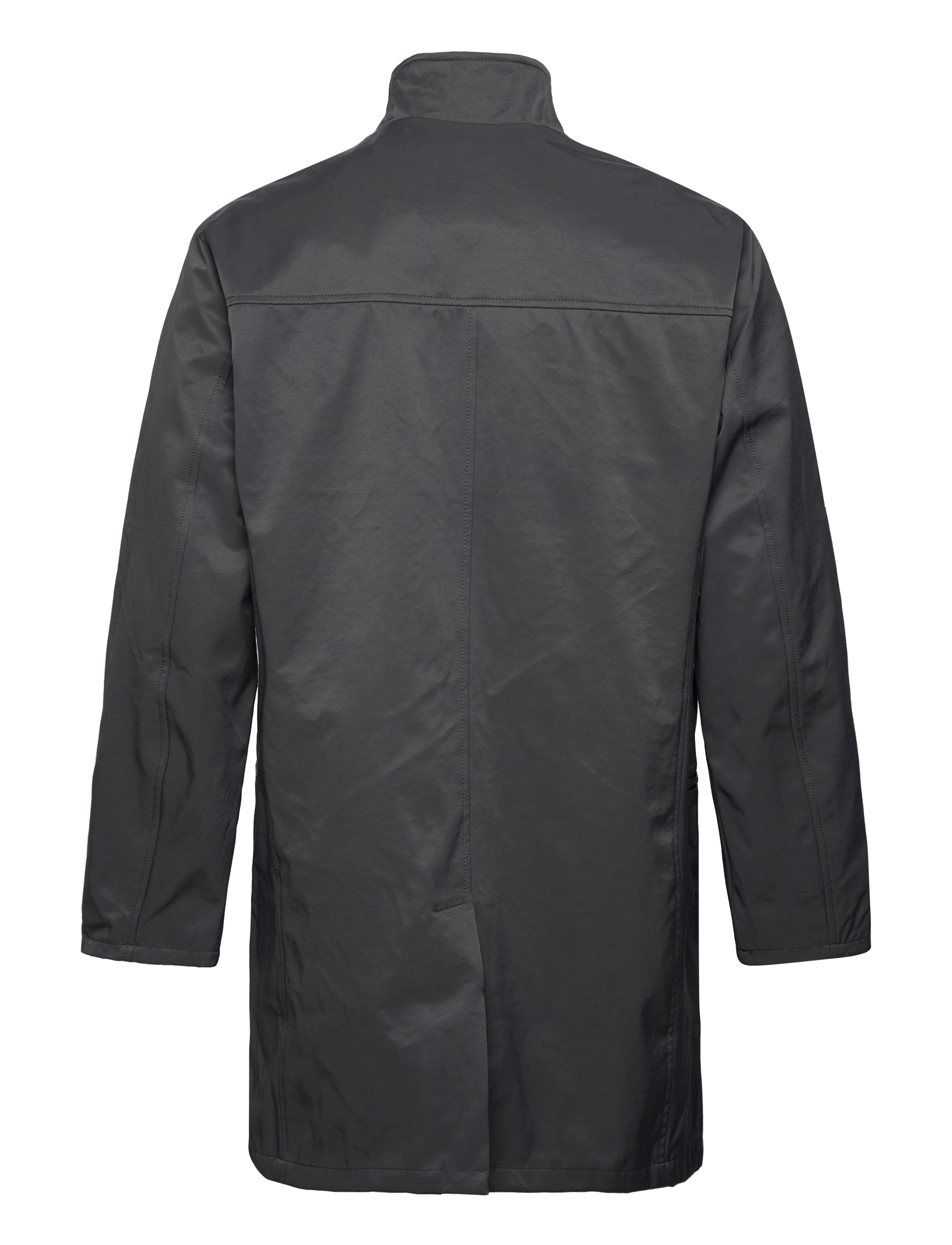 Lyle & Scott - Funnel Neck Mac - gunmetal - 1