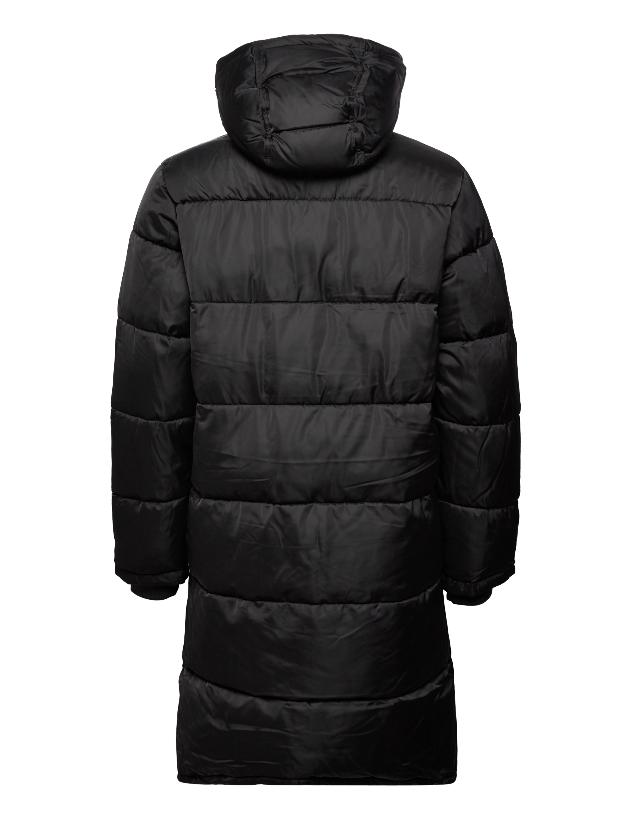 Lyle & Scott - Long Line Wadded Jacket - jet black - 1
