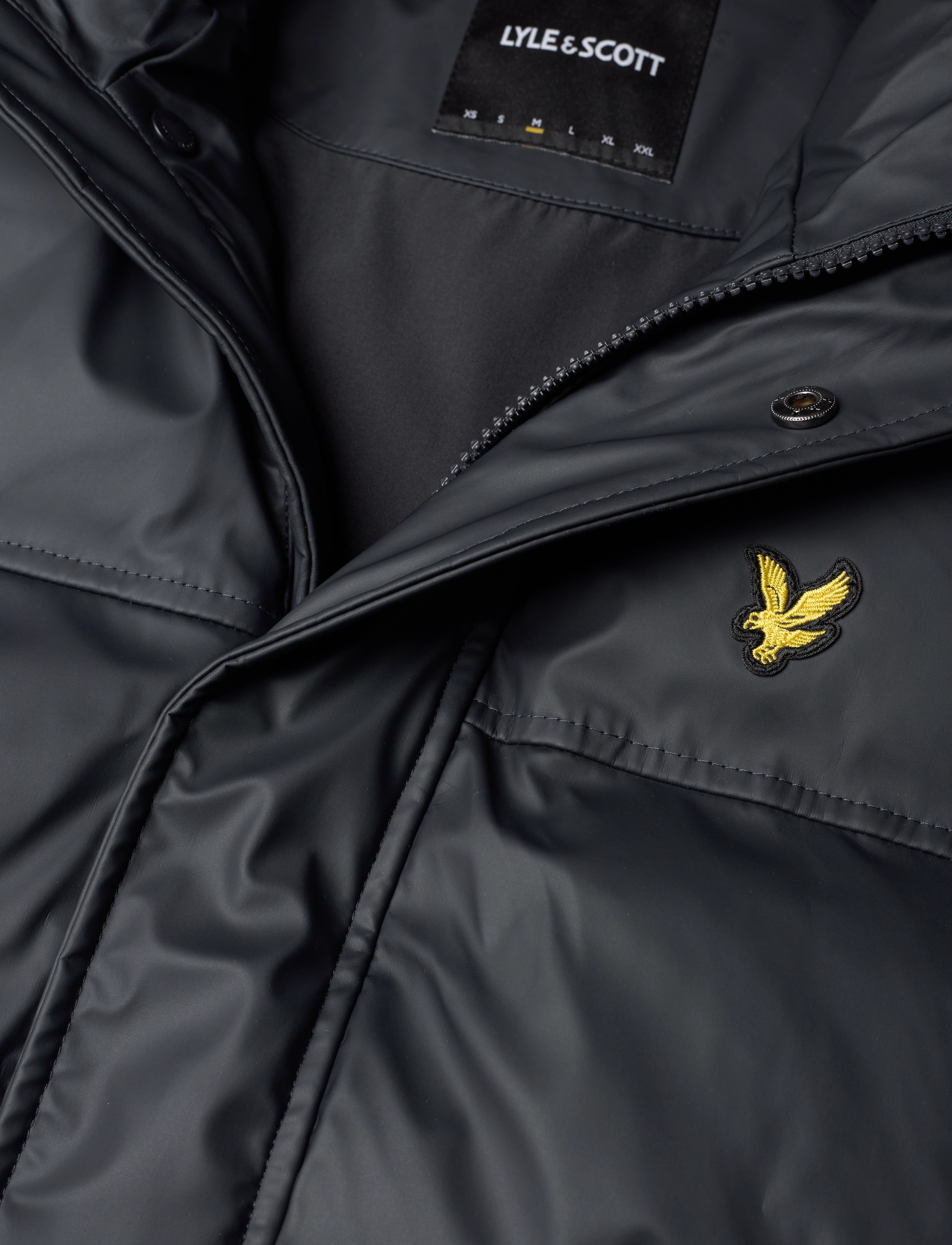 Lyle & Scott - Rubberised Wadded Gilet - dark navy - 2