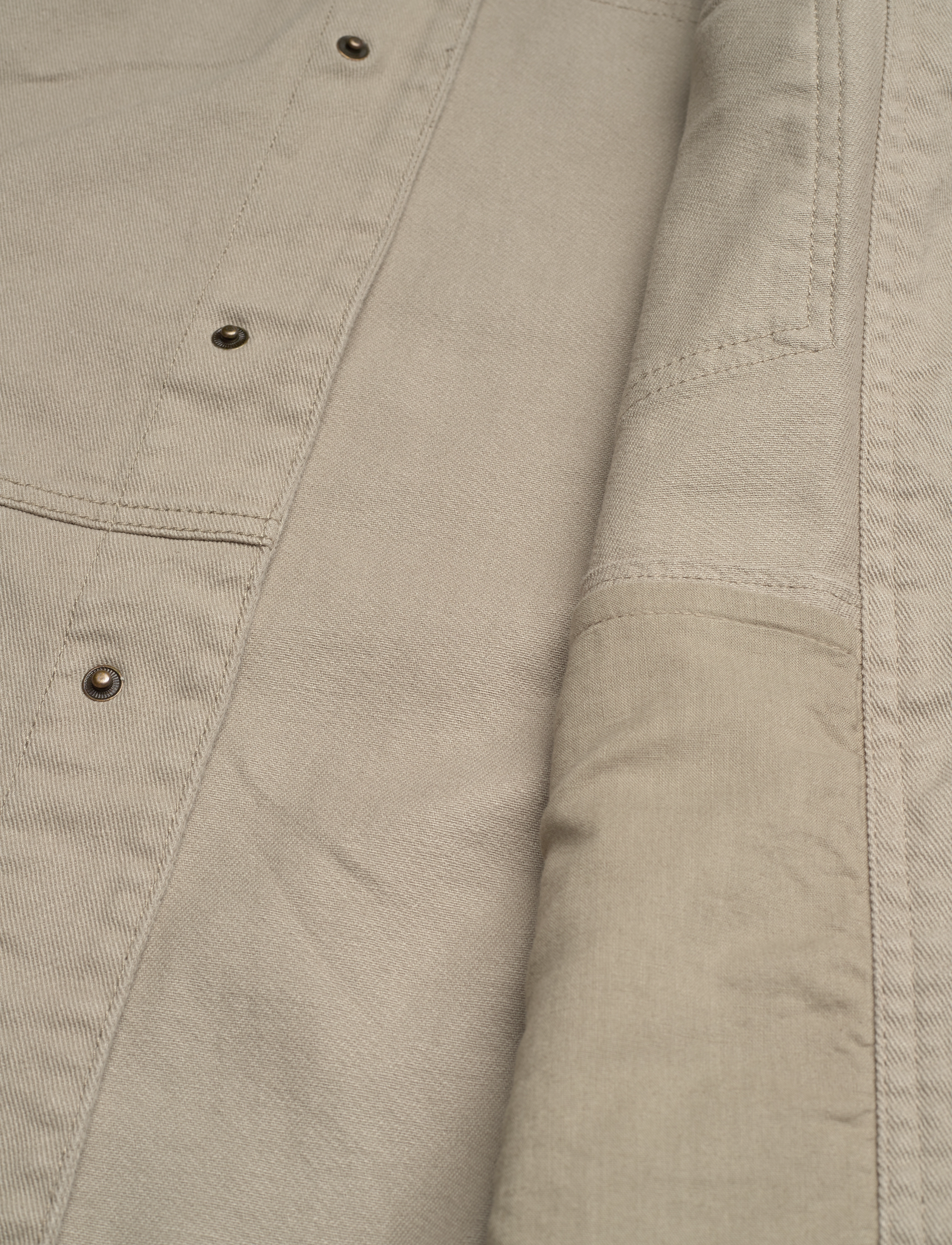Lyle & Scott - Cord Collar Trucker - khaki smoke - 4