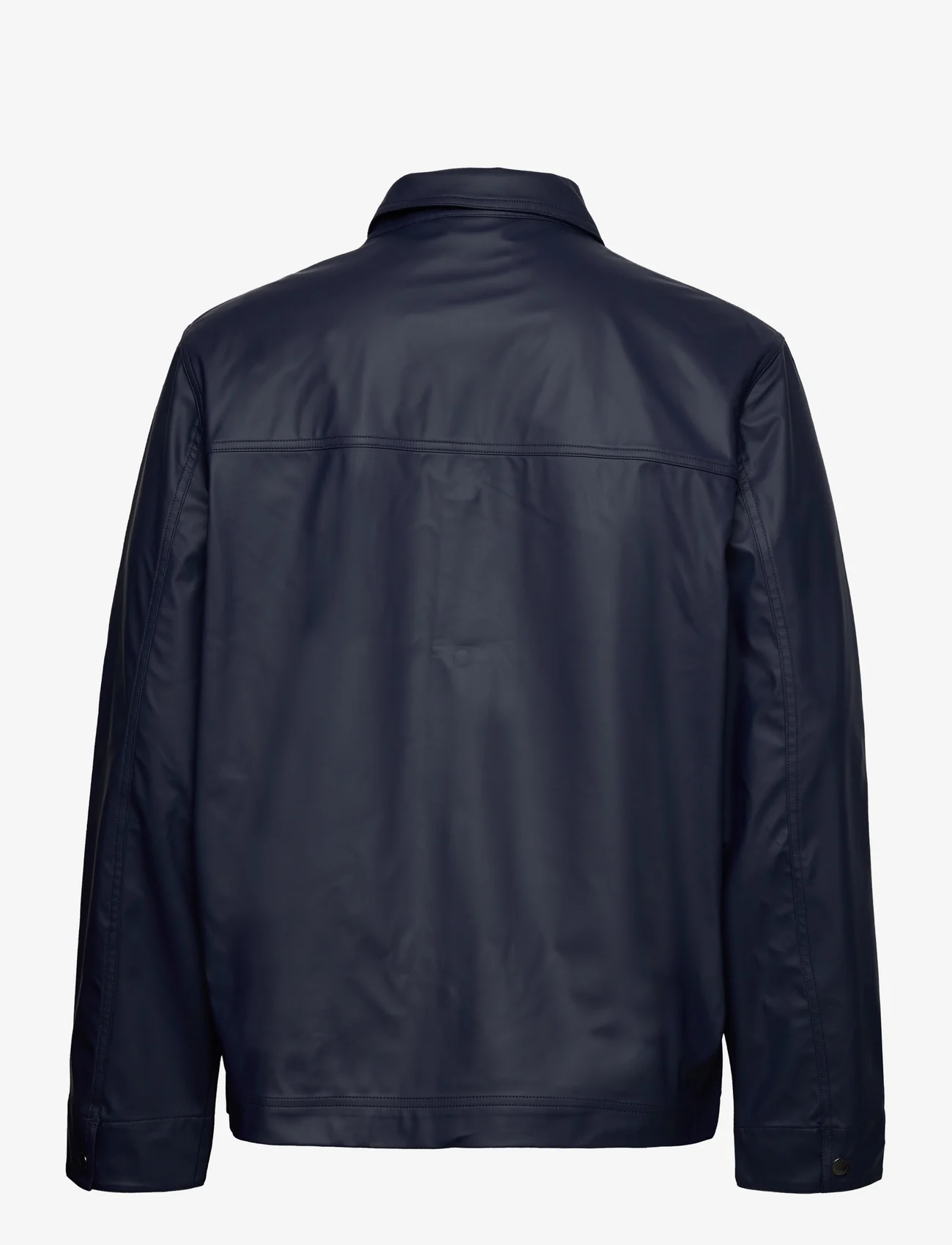 Lyle & Scott - Rubberised Work Jacket - spring jackets - dark navy - 1