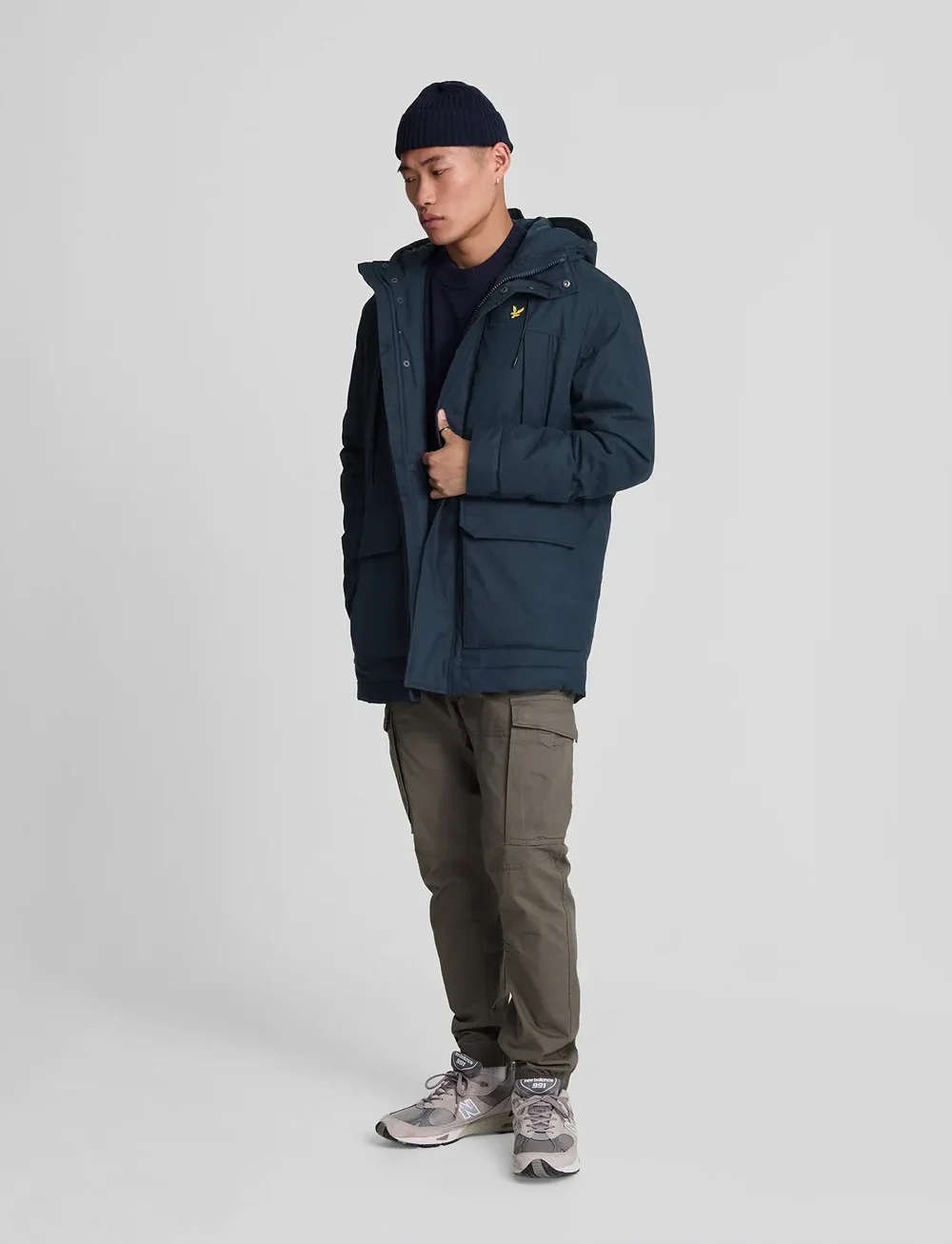 Lyle and scott microfleece parka sales