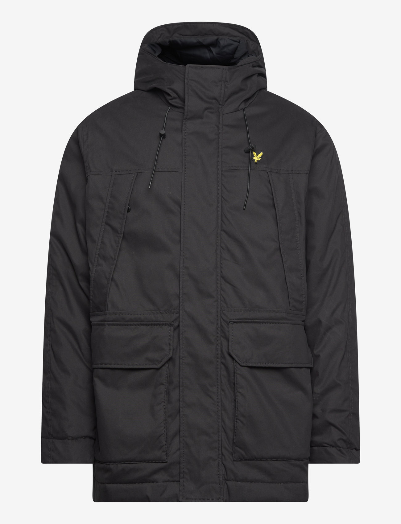 Lyle & Scott - Microfleece Parka 2.0 - vinterjackor - z865 jet black - 1