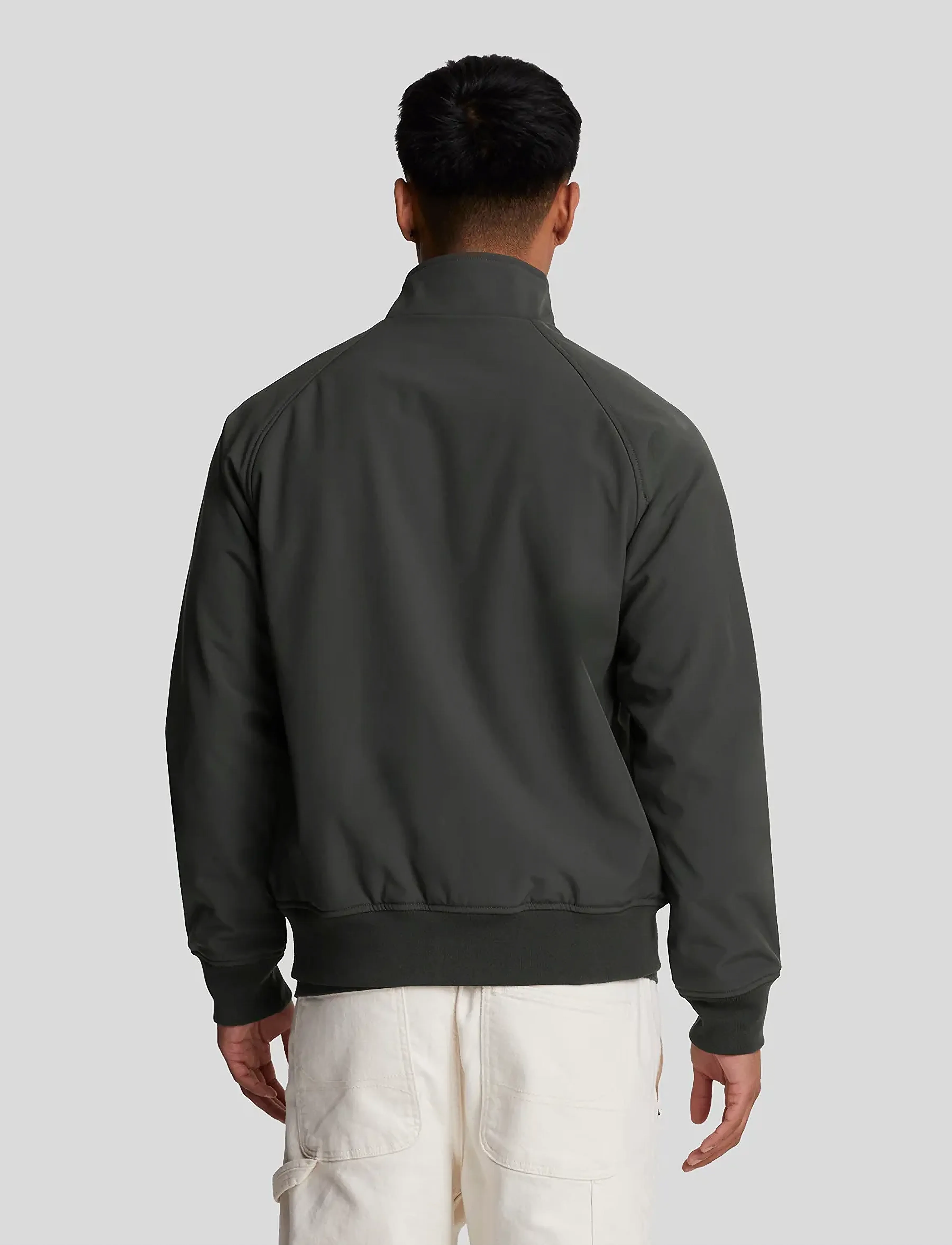 Lyle & Scott - Softshell Harrington jacket - vårjakker - w635 gunmetal - 3