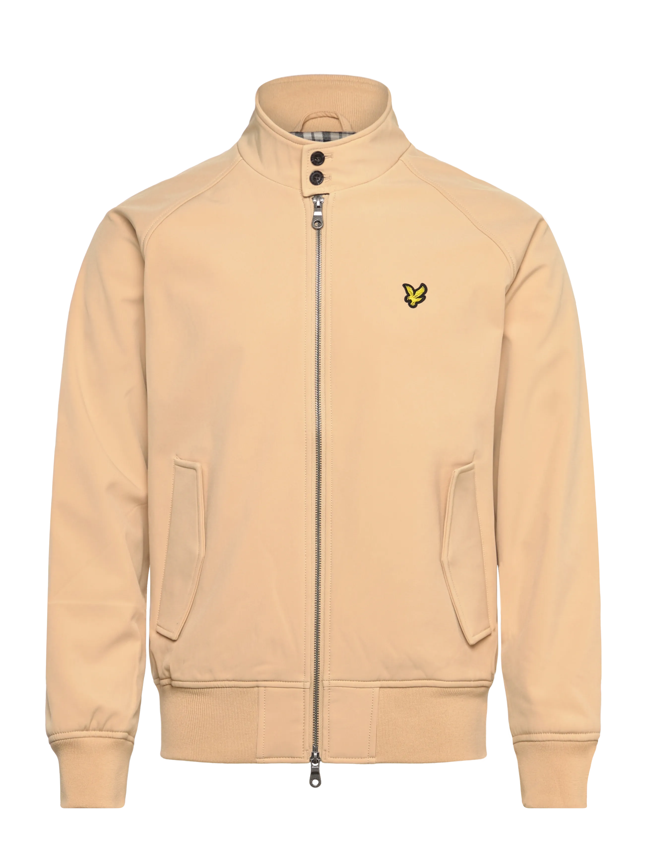Lyle & Scott Softshell Harrington jacket - Ytterkläder - W996 CAIRNGORMS KHAKI / beige