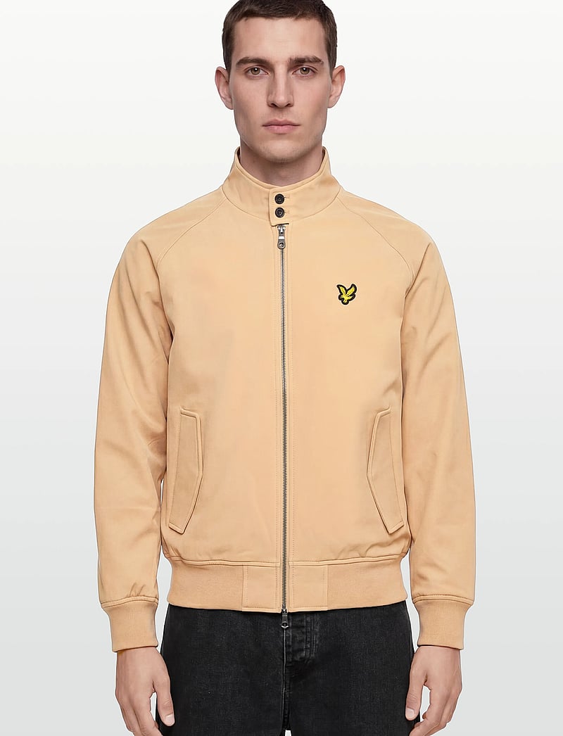 Lyle & Scott - Softshell Harrington jacket - frühlingsjacken - w996 cairngorms khaki - 3