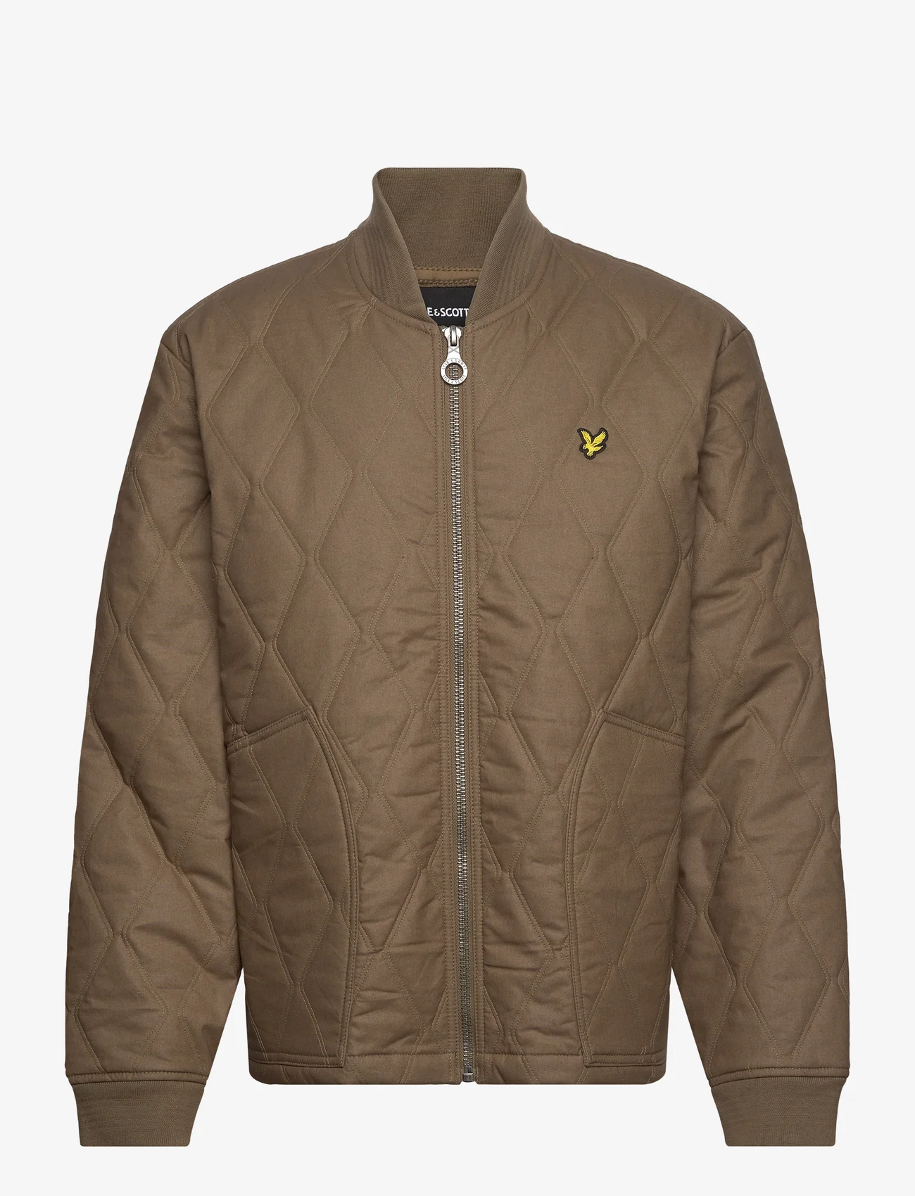 Lyle & Scott - Quilt Jacket - forårsjakker - x080 linden khaki - 0