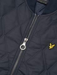 Lyle & Scott - Quilt Jacket - spring jackets - x081 muddy navy - 2
