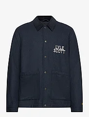 Lyle & Scott - Donegal Jacket - spring jackets - x081 muddy navy - 0
