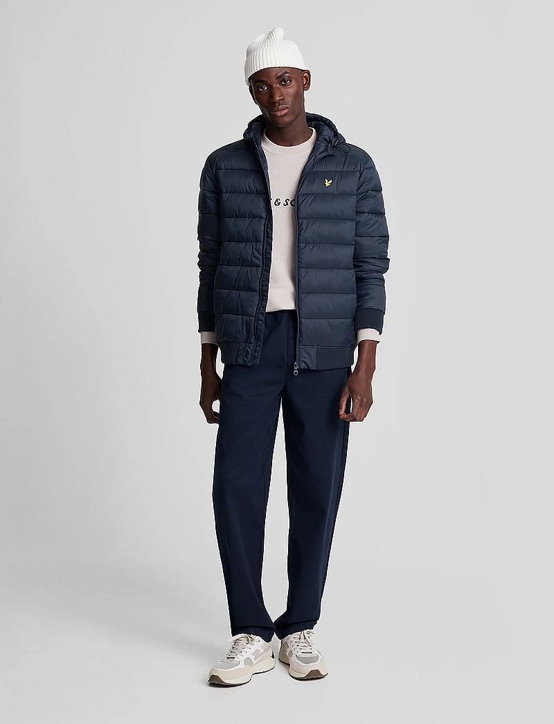 Lyle & Scott - Wadded Jacket - vinterjakker - dark navy - 4