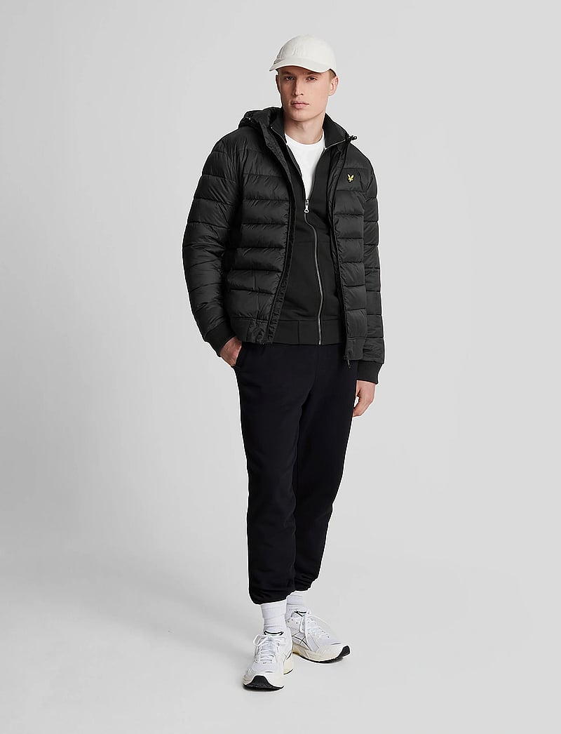 Lyle & Scott - Wadded Jacket - voodriga joped - jet black - 4