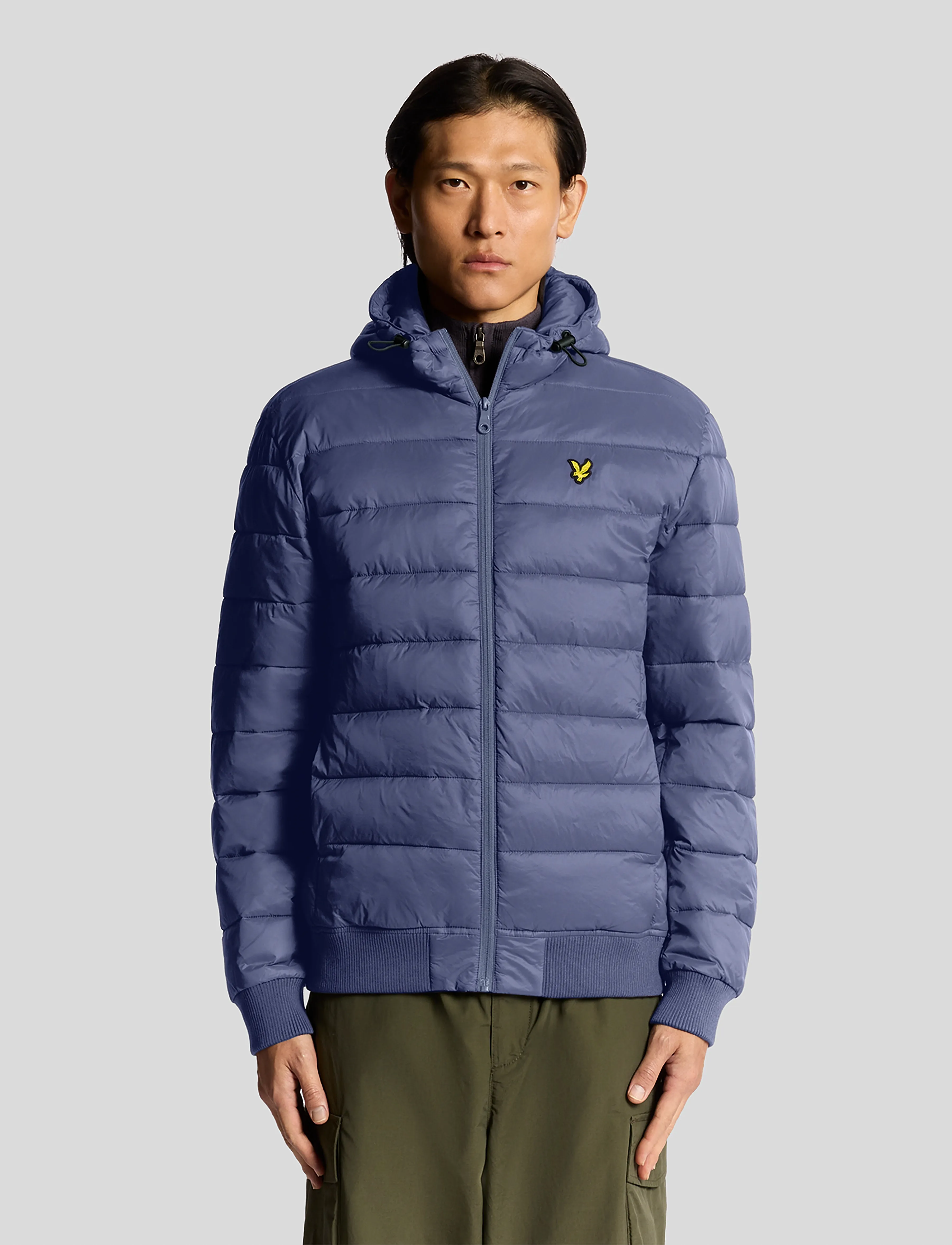 Lyle & Scott Wadded Jacket, Mænd, Pufferjakke, Navy, Str: L