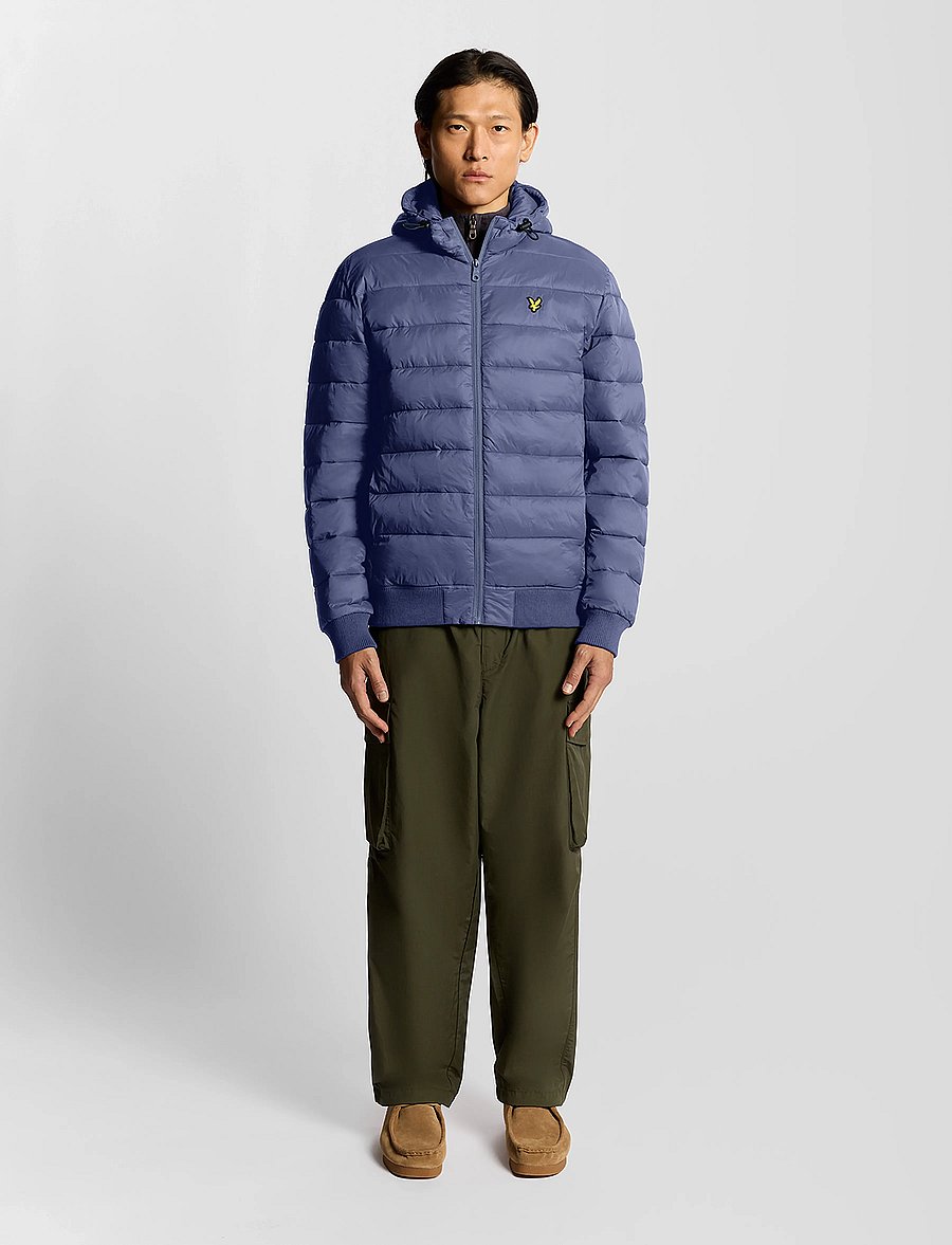 Lyle & Scott - Wadded Jacket - kurtki puchowe - x854 graystone - 4