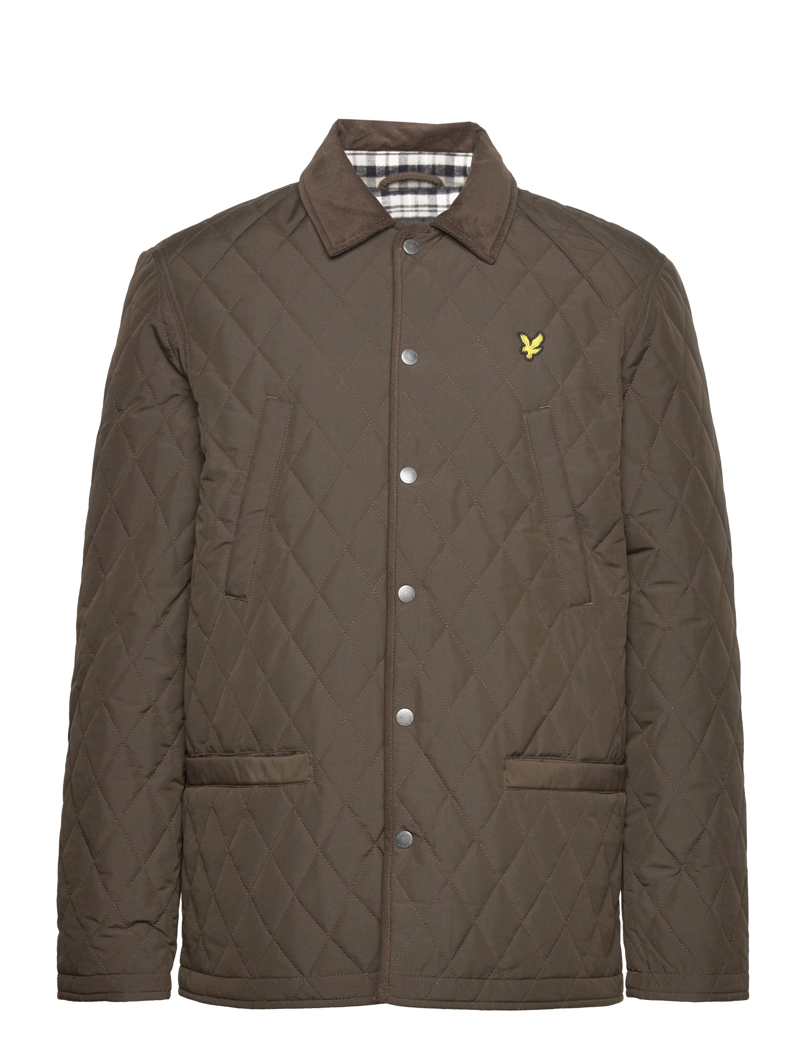 Lyle & Scott Quilted Jacket - Overshirts - OLIVE / khaki/green