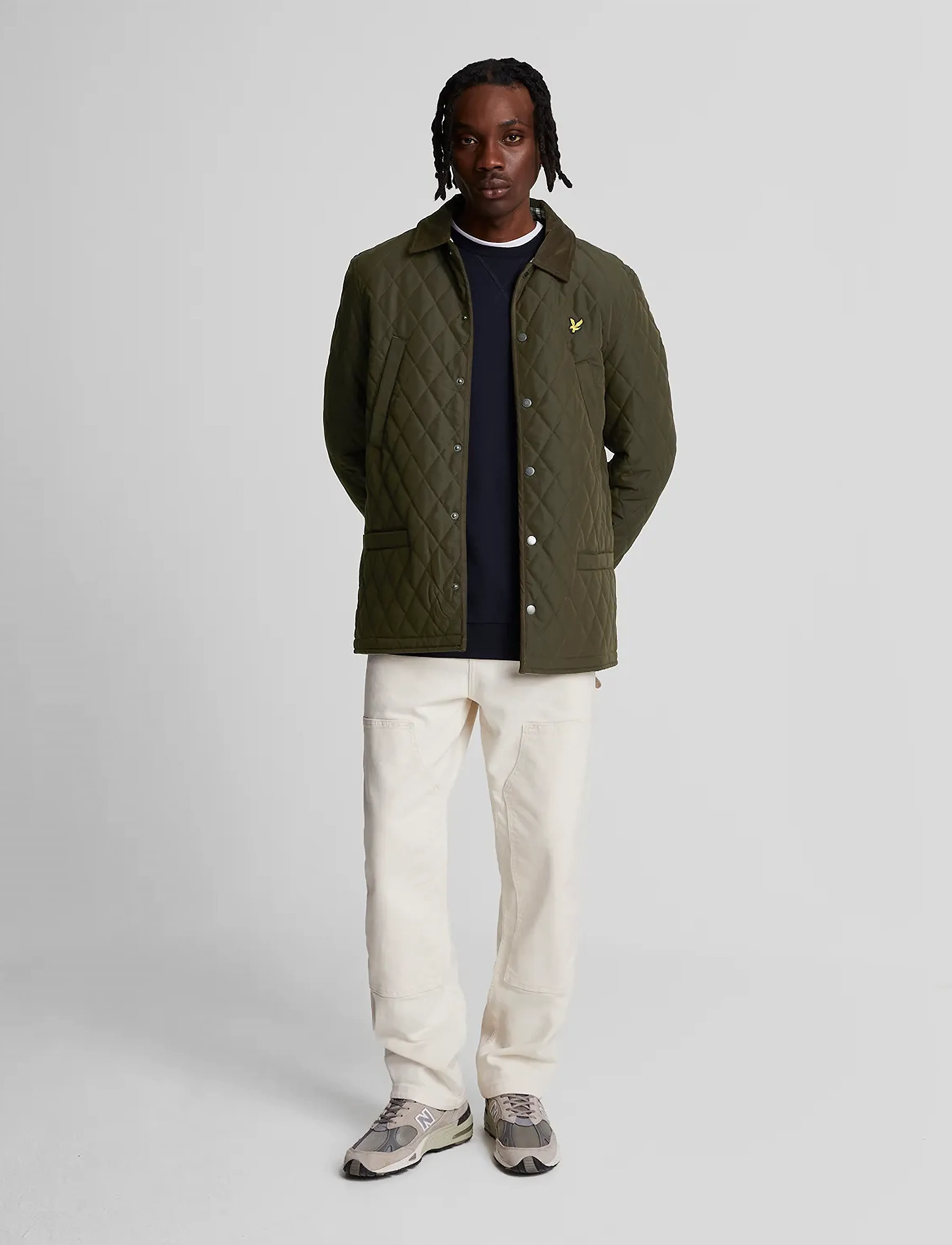 Lyle & Scott - Quilted Jacket - olive - 4