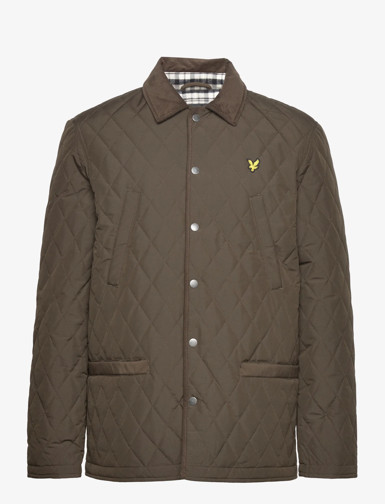 Lyle & Scott - Quilted Jacket - spring jackets - w485 olive - 0