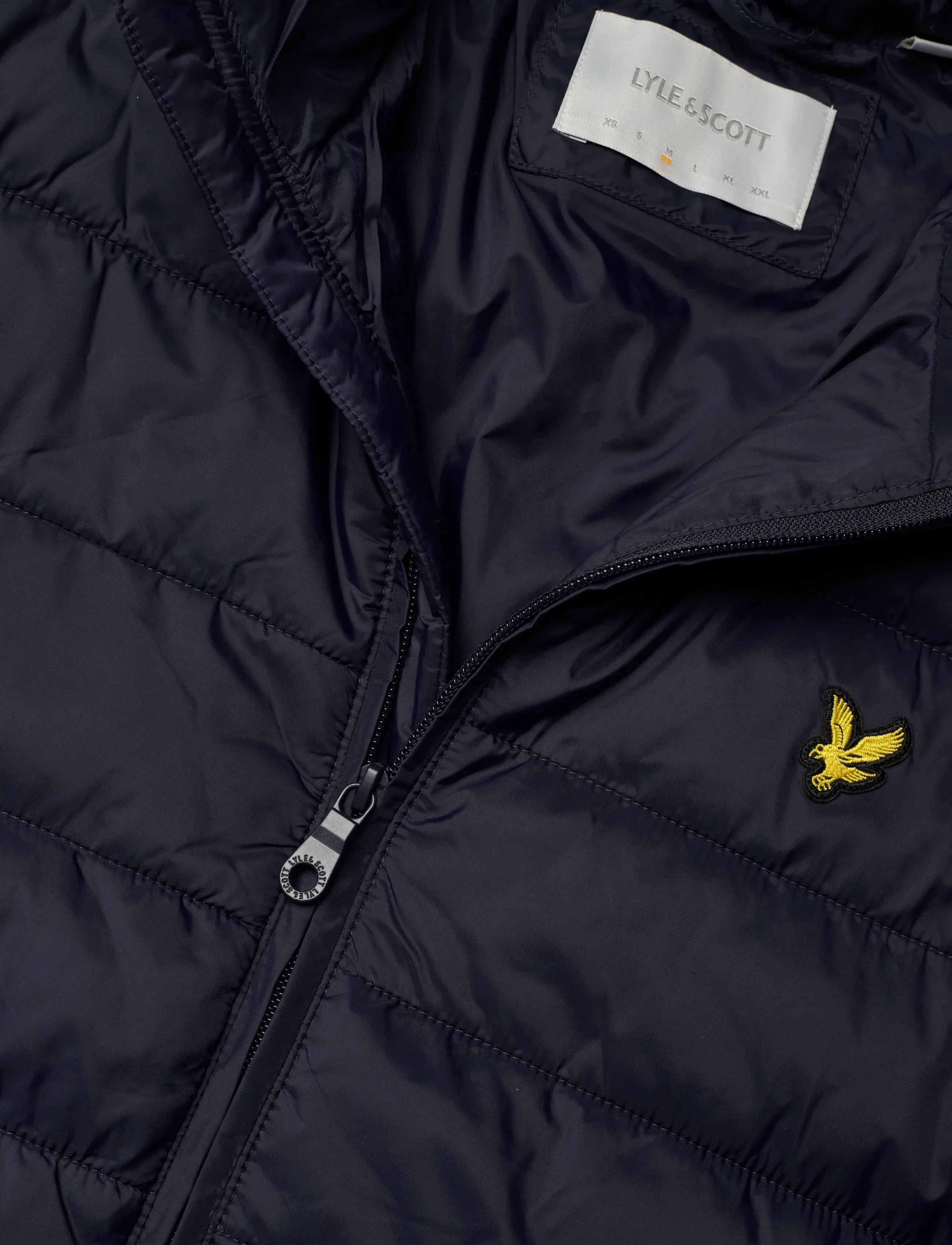 Lyle & Scott - Quilted Puffer Jacket - talvejoped - blue night - 2