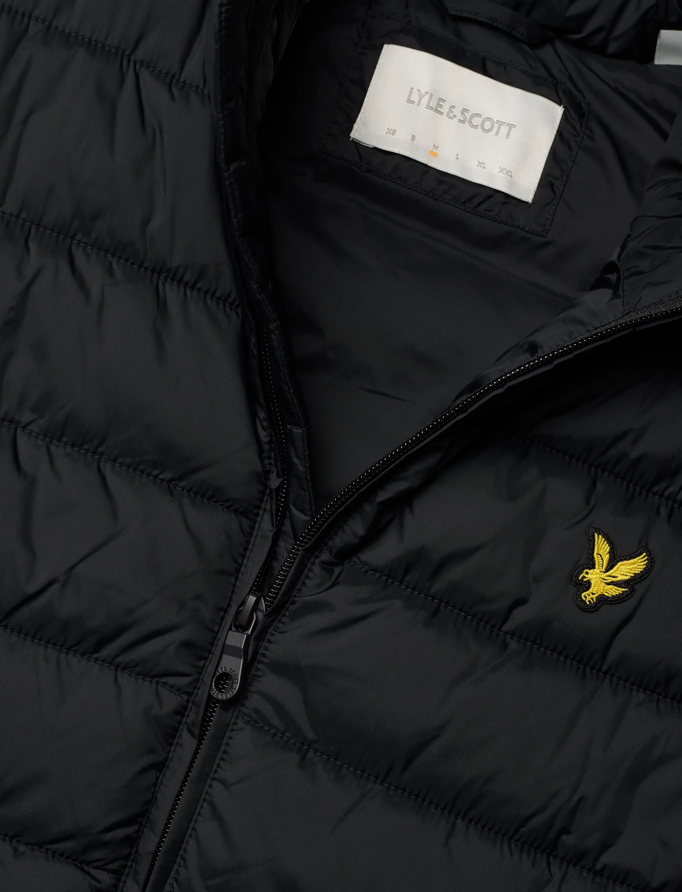 Lyle & Scott - Quilted Puffer Gilet - vests - saddle - 2