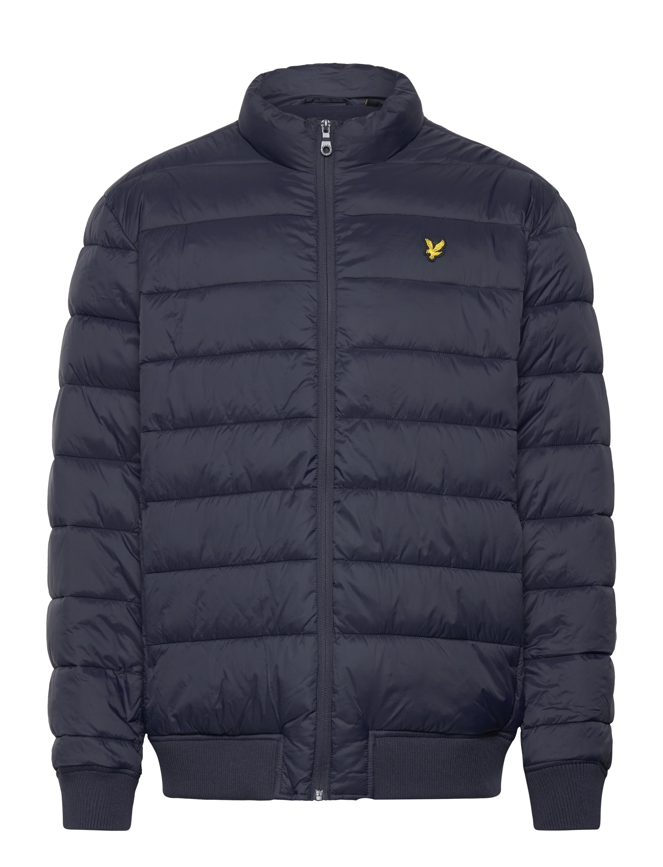 Lyle & Scott - Funnel Neck Wadded Jacket - daunenjacken - dark navy - 1