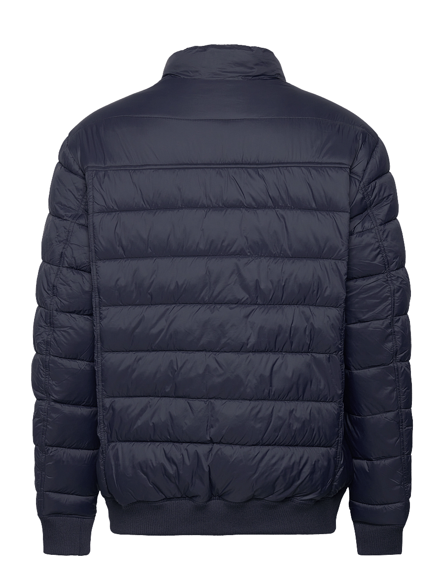 Lyle & Scott - Funnel Neck Wadded Jacket - daunenjacken - dark navy - 2