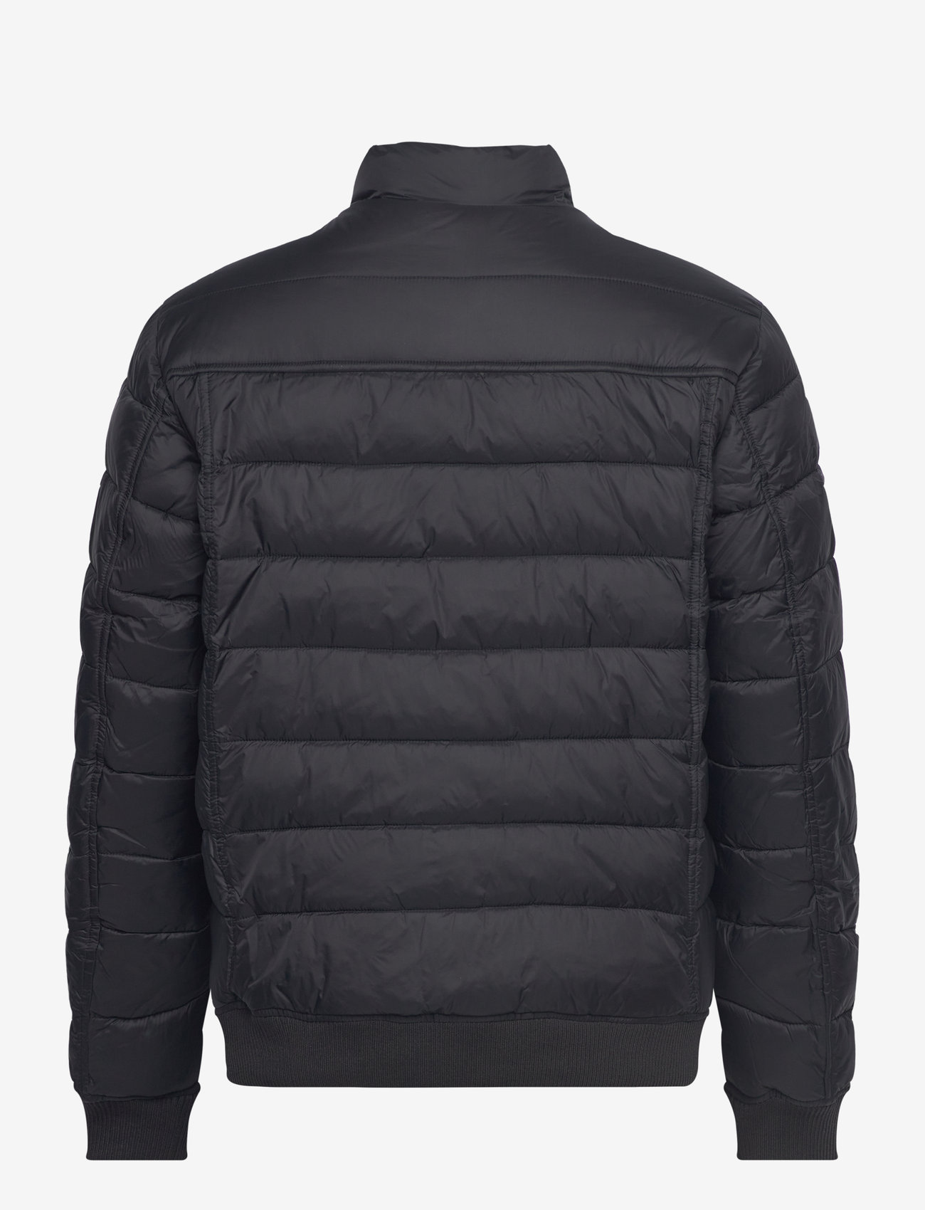 Lyle & Scott - Funnel Neck Wadded Jacket - vinterjackor - jet black - 2