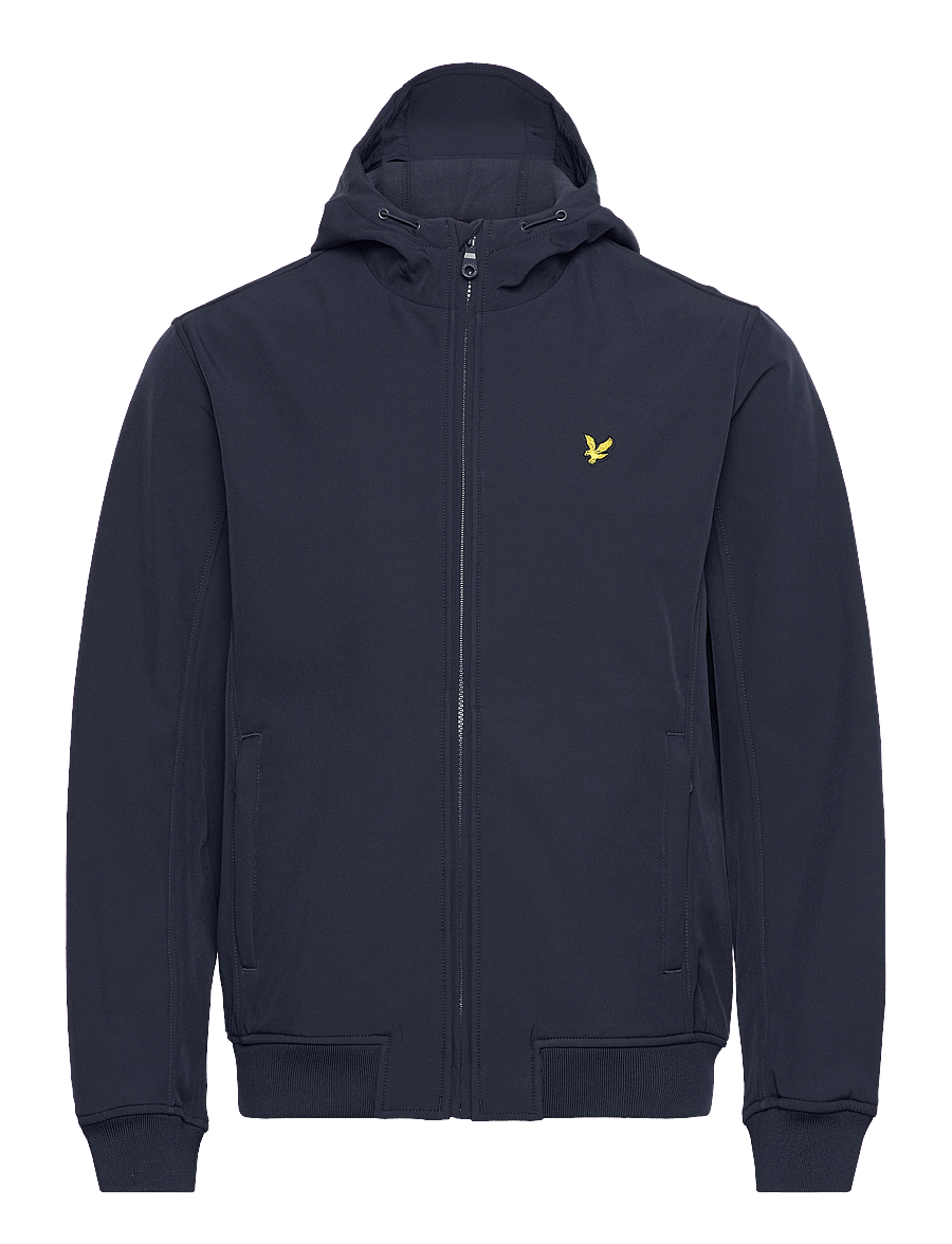 Lyle & Scott - Fleece Back Softshell Jacket - pavasara jakas - z271 dark navy - 1