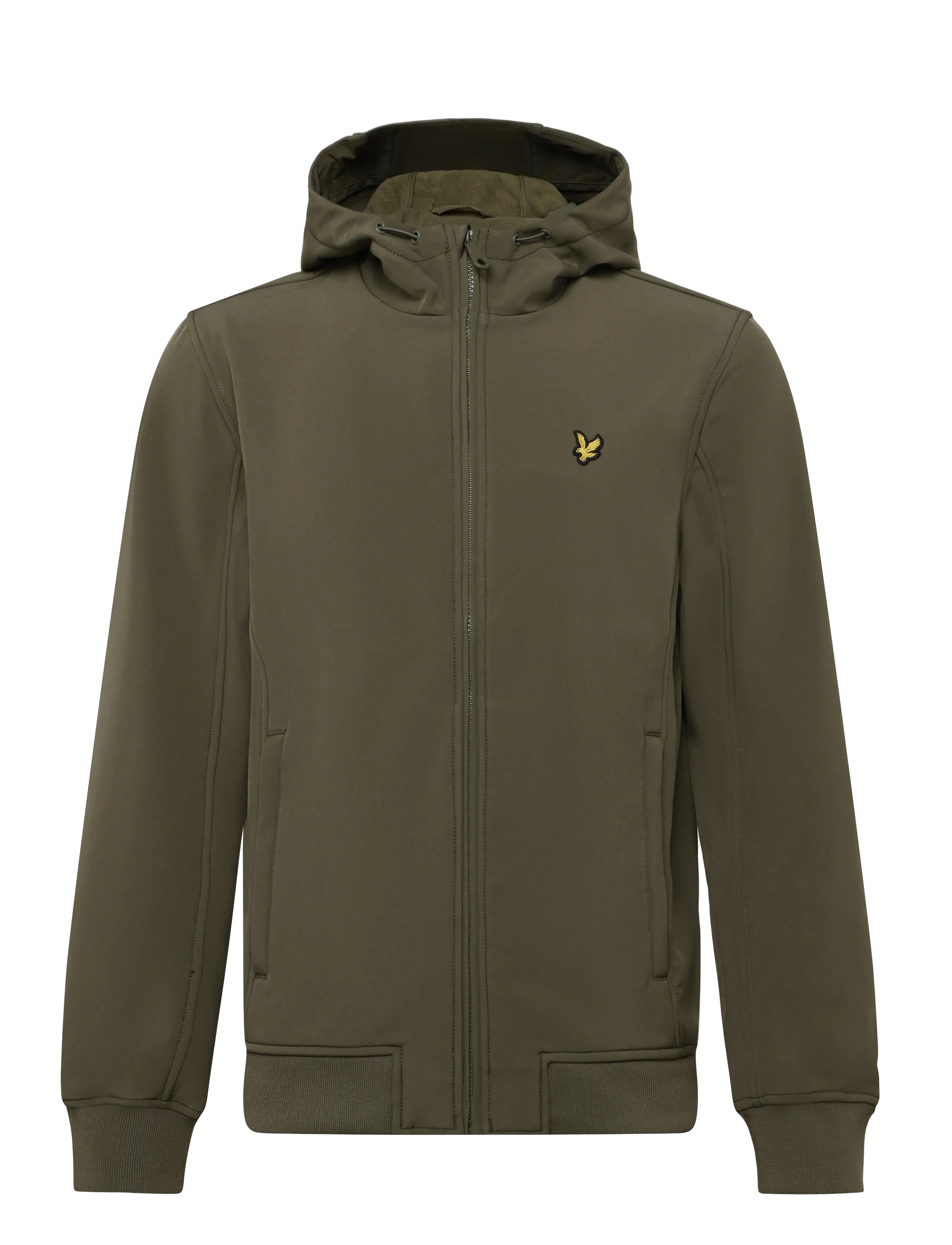 Lyle & Scott Fleece Back Softshell Jacket - Joped - TRUE OLIVE / khaki/green