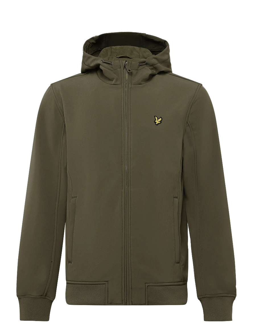 Lyle & Scott - Fleece Back Softshell Jacket - kevadjoped - true olive - 0