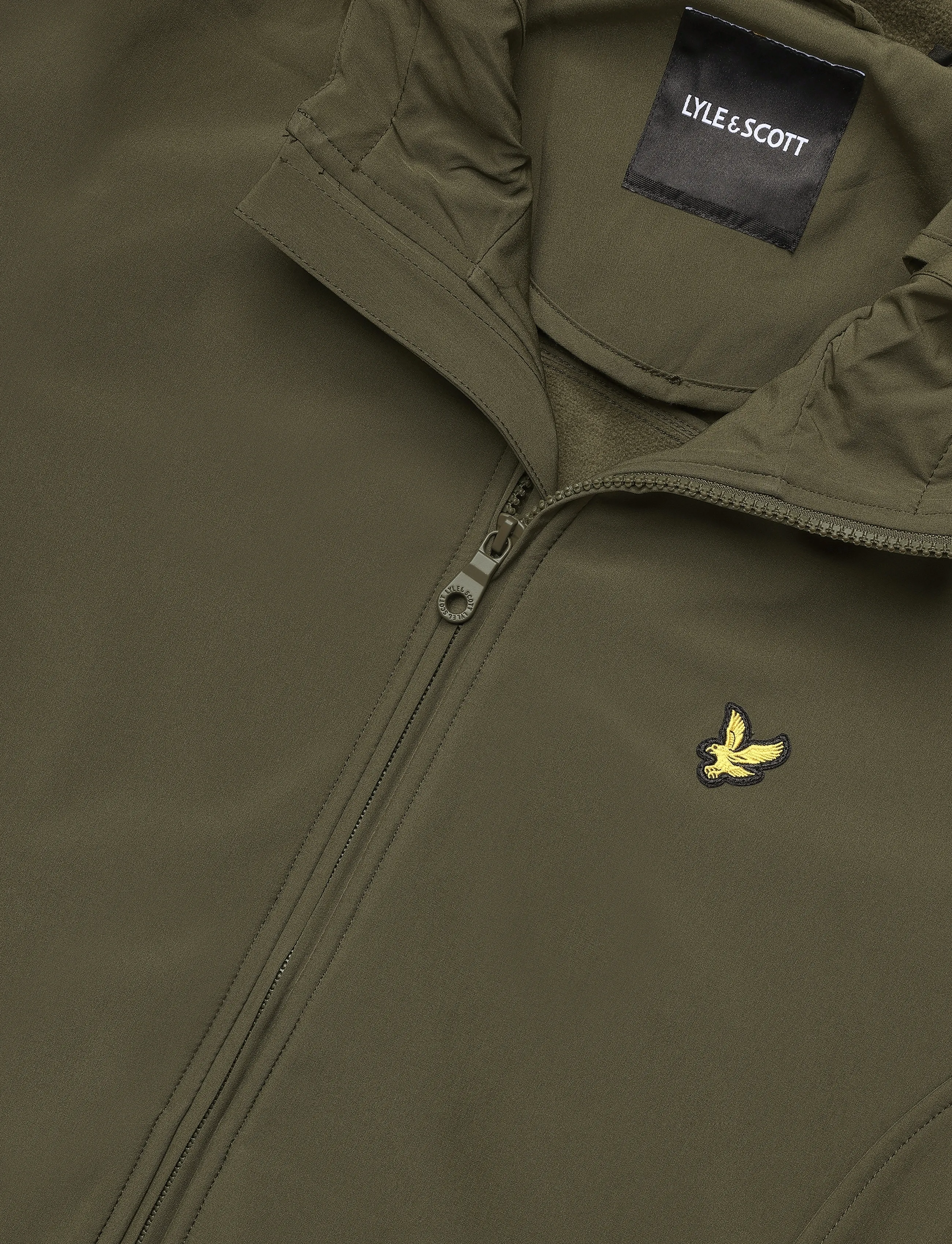 Lyle & Scott - Fleece Back Softshell Jacket - kevadjoped - true olive - 2