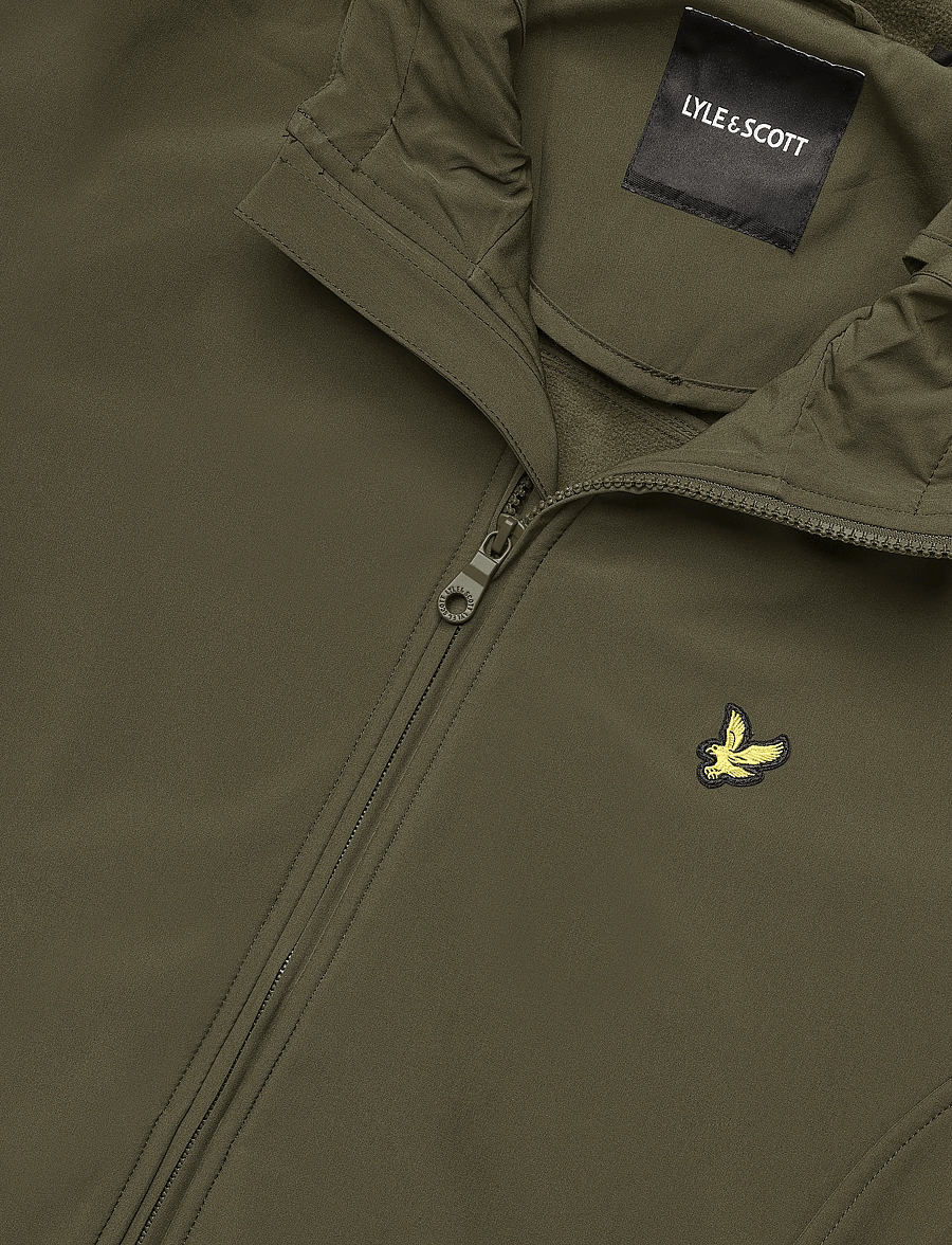 Lyle & Scott - Fleece Back Softshell Jacket - kevadjoped - true olive - 2