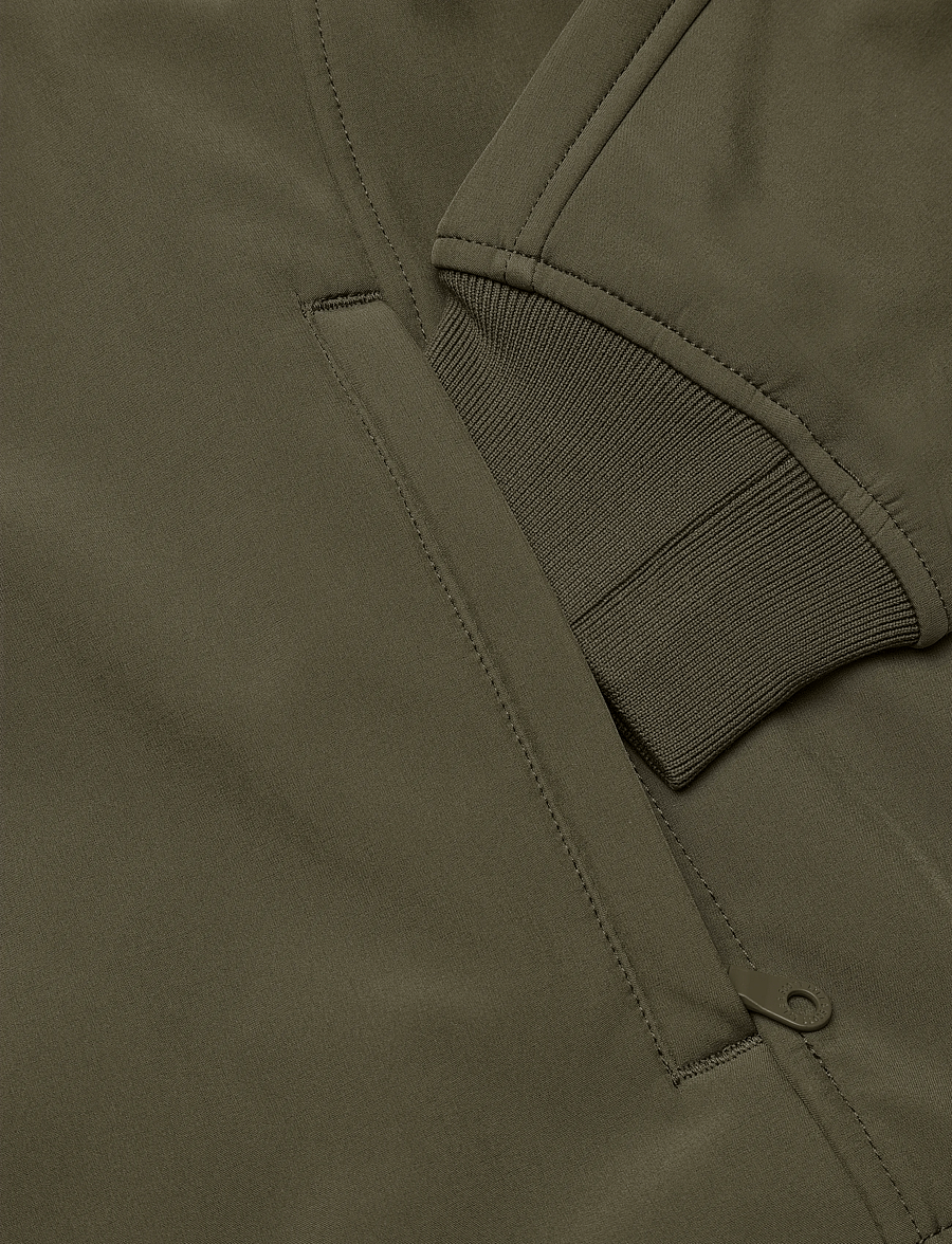 Lyle & Scott - Fleece Back Softshell Jacket - kevadjoped - true olive - 3