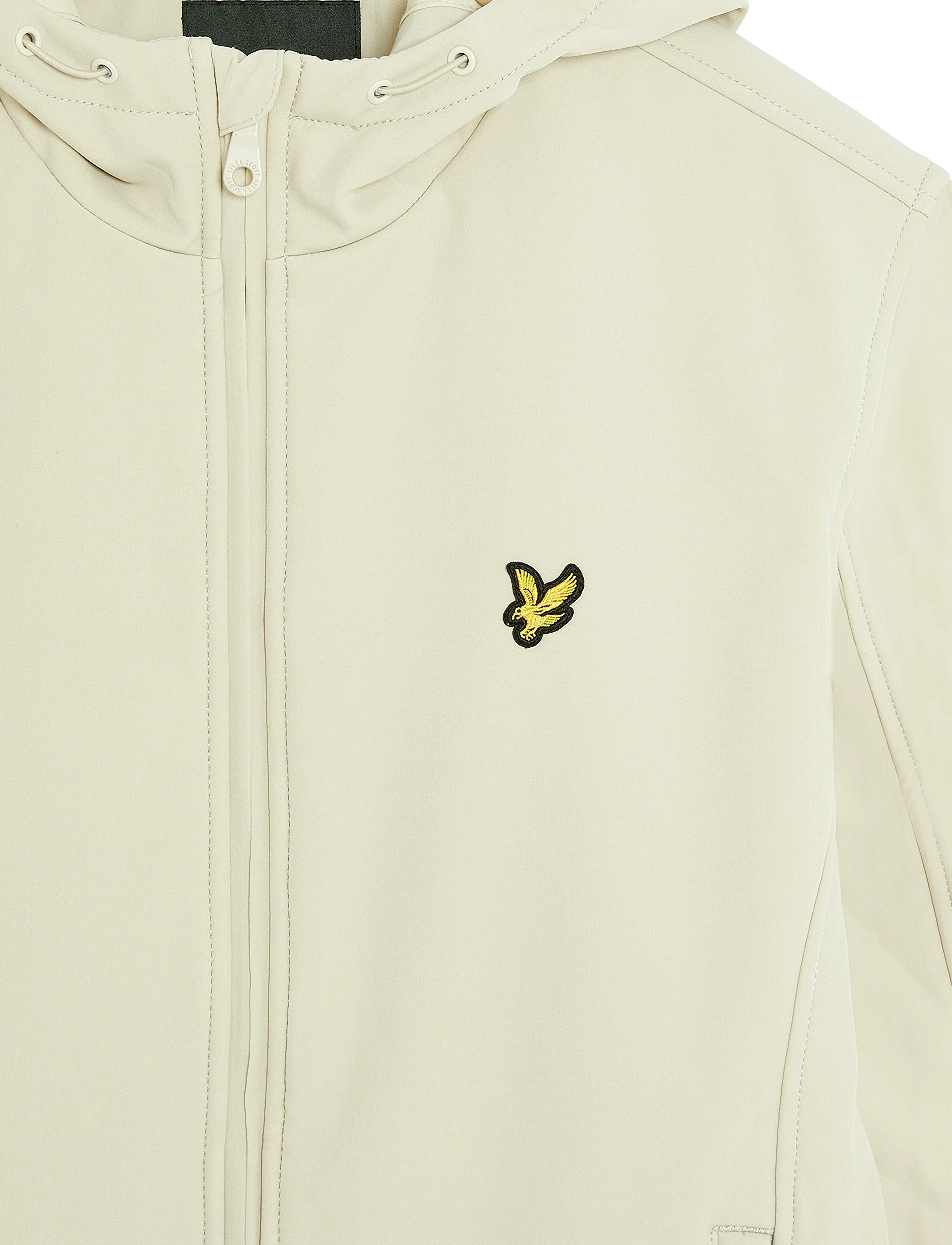 Lyle & Scott - Fleece Back Softshell Jacket - vårjackor - x865 grey taupe - 5