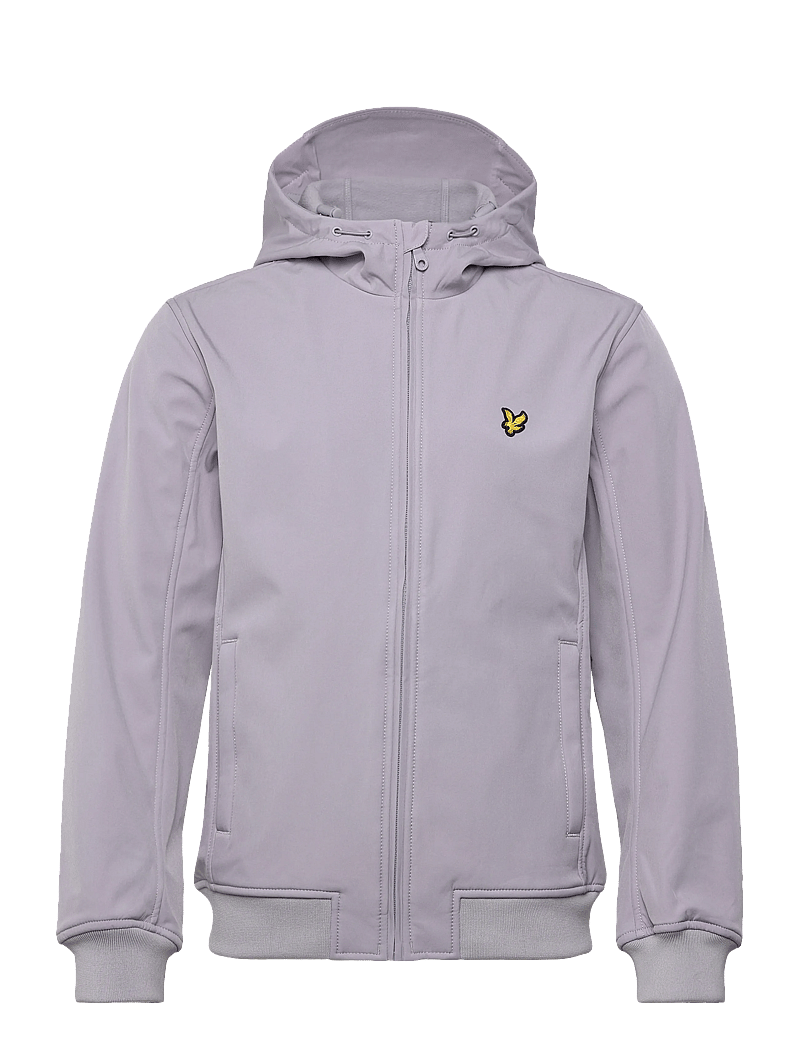 Lyle & Scott - Fleece Back Softshell Jacket - höstjackor - x867 ash lilac - 1