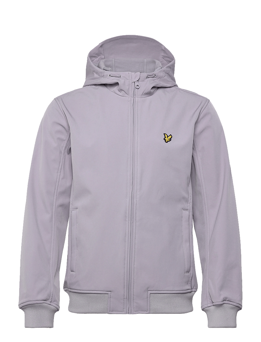 Lyle & Scott - Fleece Back Softshell Jacket - herbstjacken - x867 ash lilac - 1