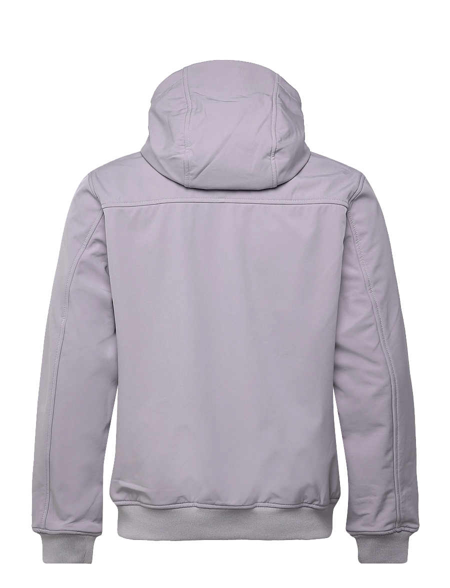 Lyle & Scott - Fleece Back Softshell Jacket - vårjackor - x867 ash lilac - 2