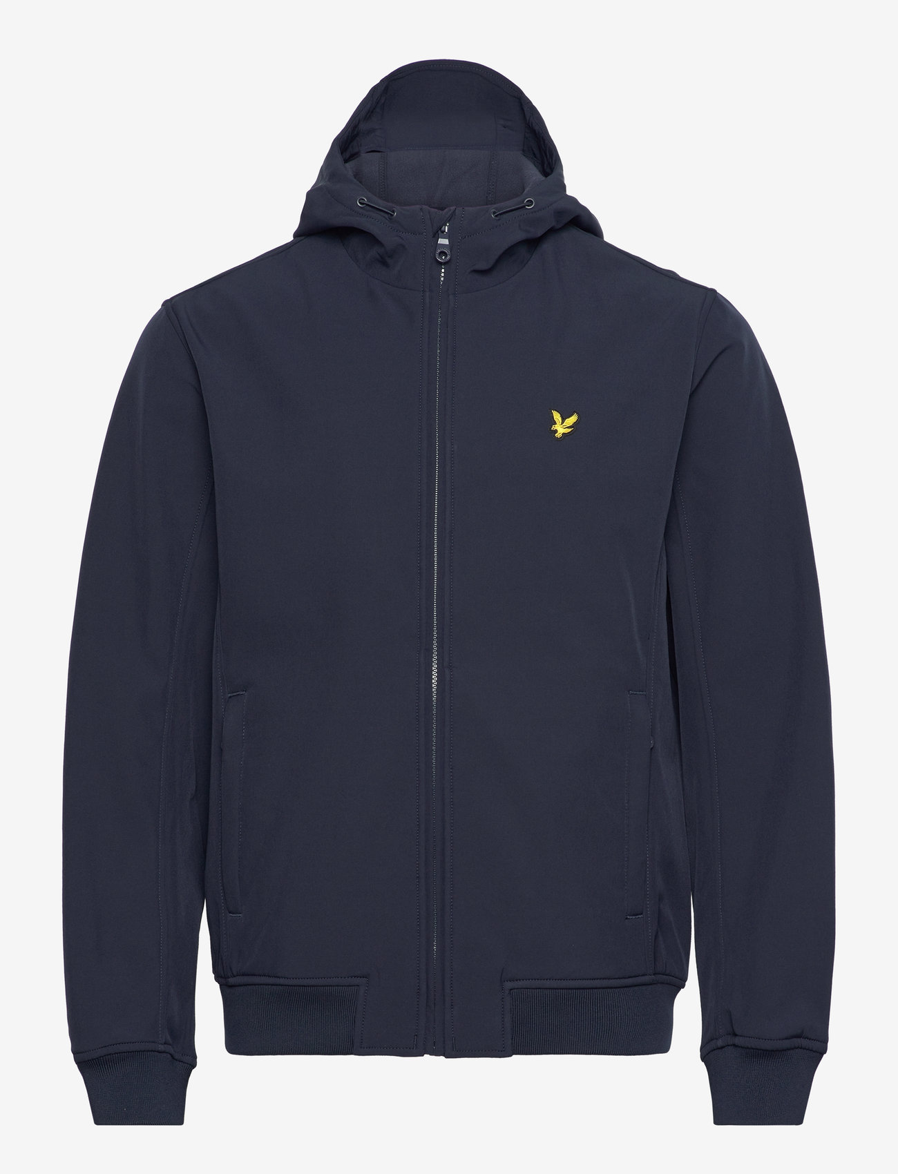 Lyle & Scott - Fleece Back Softshell Jacket - lette jakker - z271 dark navy - 0