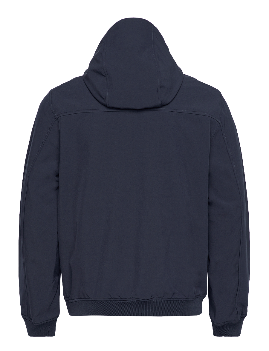 Lyle & Scott - Fleece Back Softshell Jacket - pavasarinės striukės - z271 dark navy - 2
