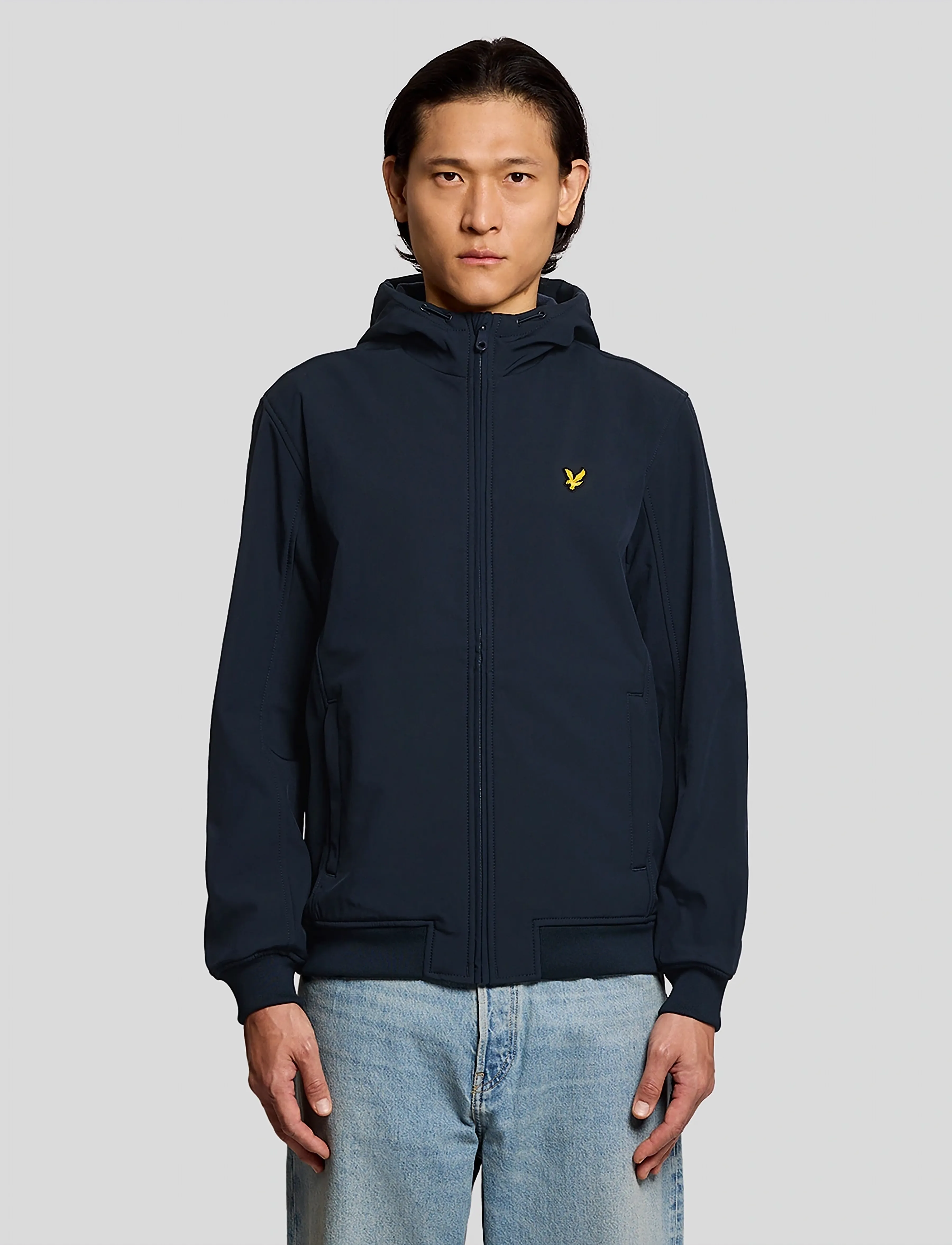 Lyle & Scott Fleece Back Softshell Jacket - Erbjudanden - Z271 DARK NAVY / navy