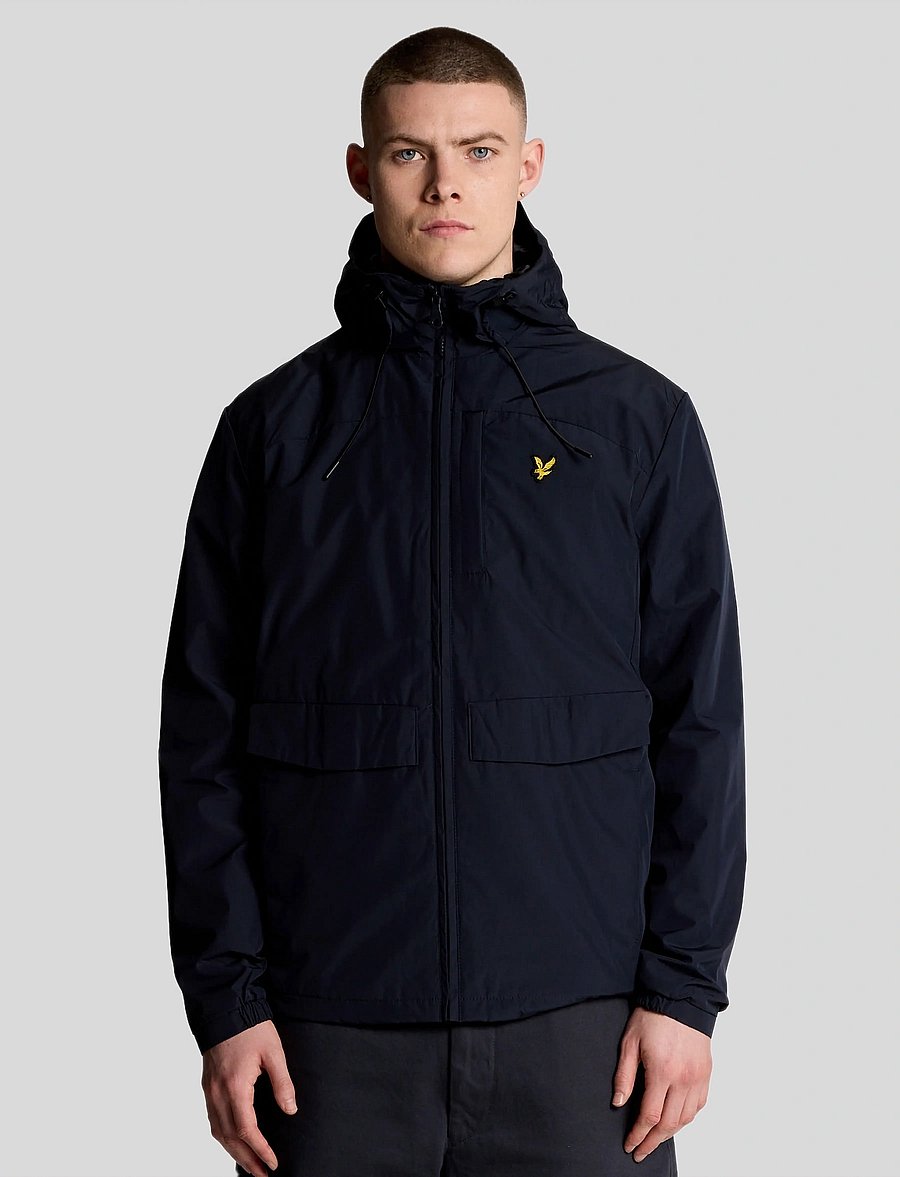 Lyle & Scott - Lightweight Hooded Zip Through Jacket - herbstjacken - z271 dark navy - 0