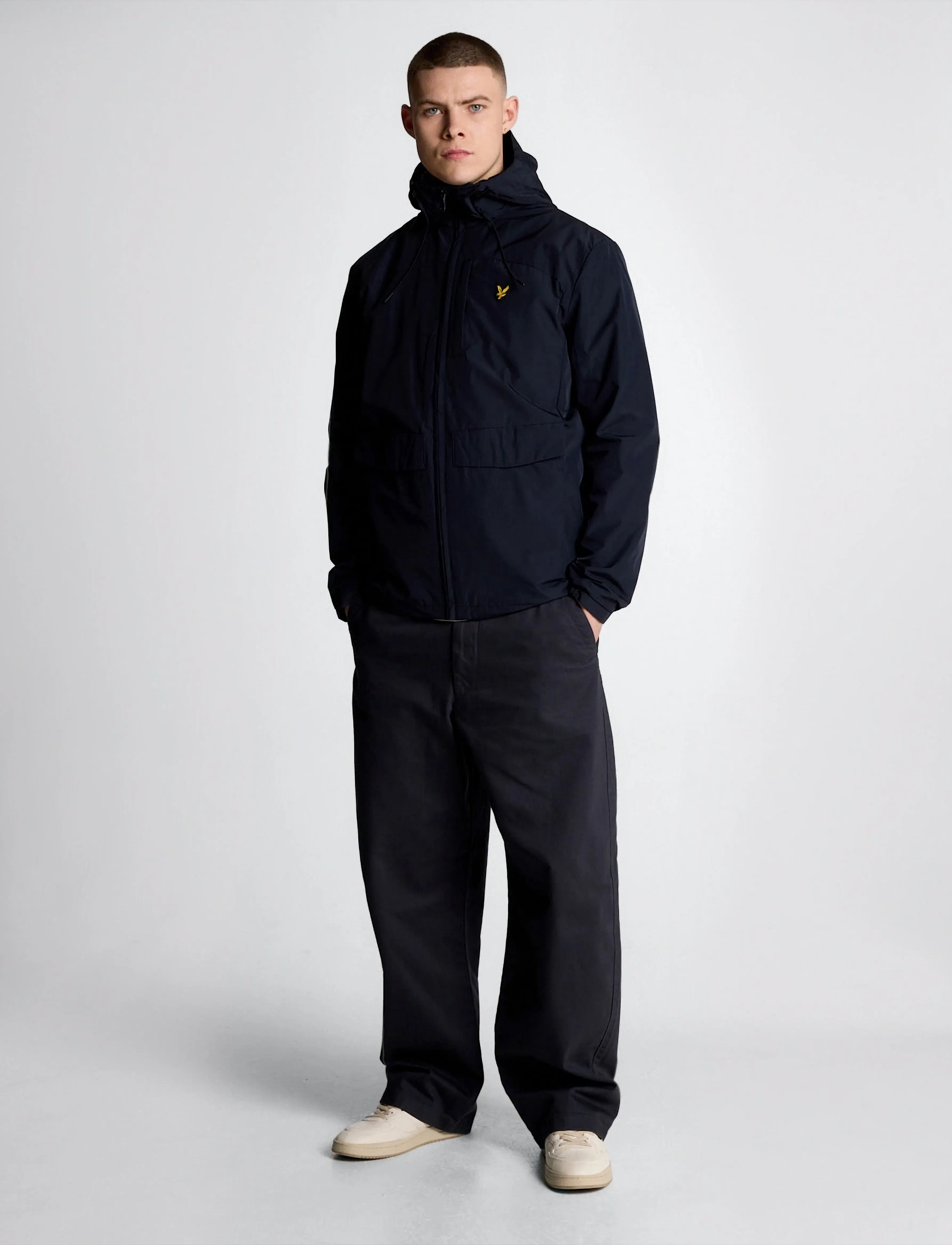 Lightweight Hooded Zip Through Jacket 3