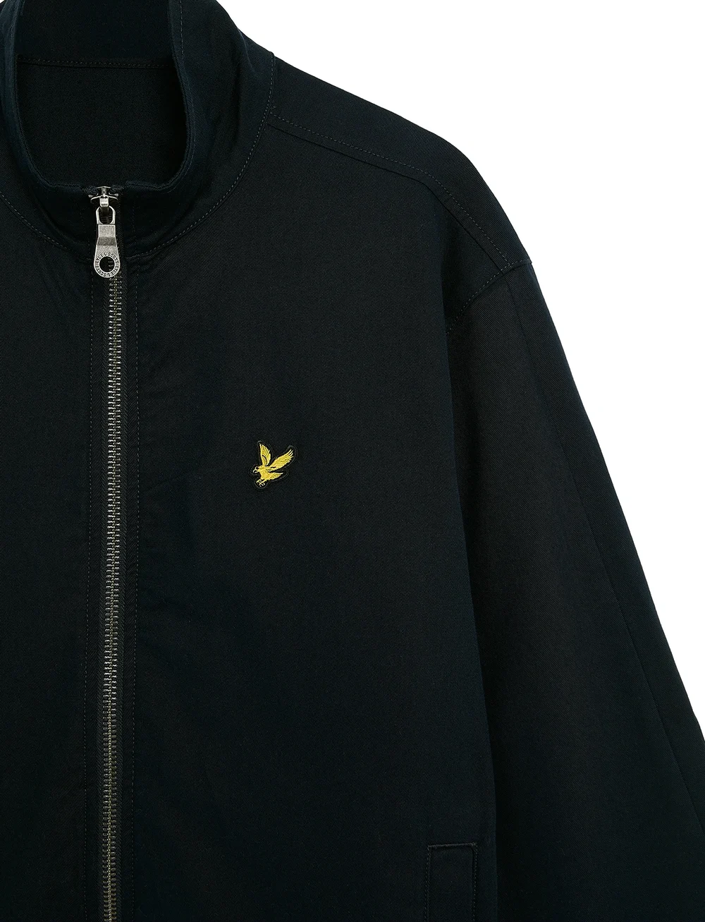 Lyle & Scott - High Neck Twill Jacket - höstjackor - z271 dark navy - 4