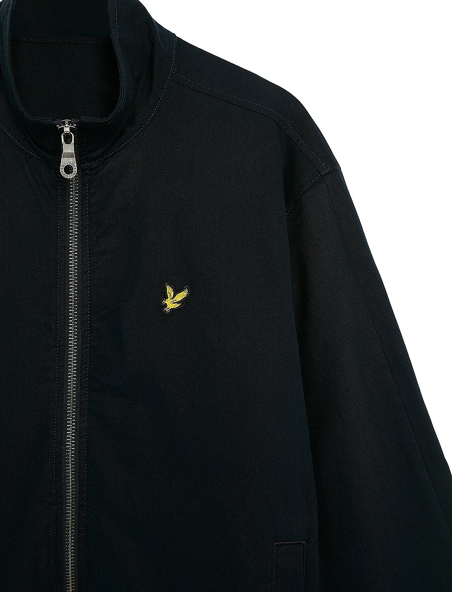 Lyle & Scott - High Neck Twill Jacket - z271 dark navy - 4