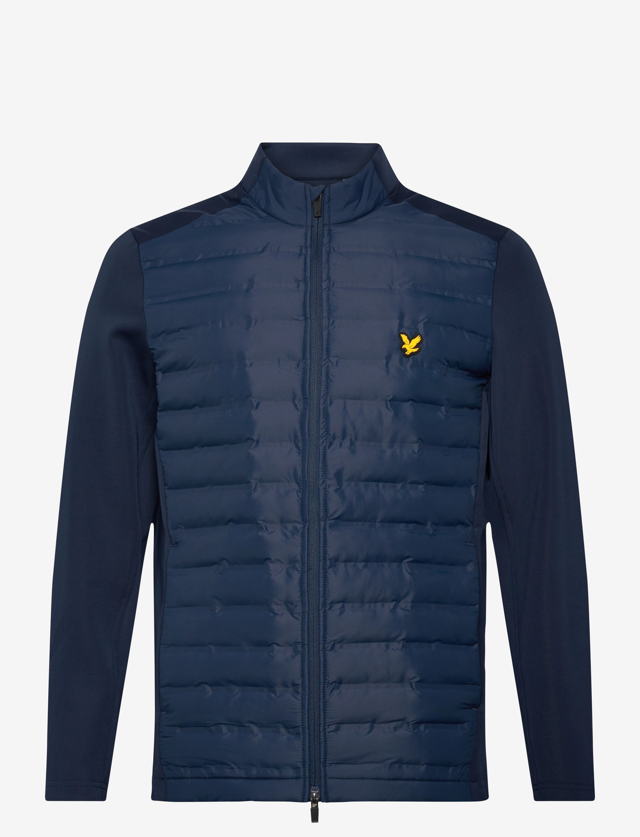 Lyle & Scott - Hybrid Quilted Full Zip Golf Jacket - golf jackets - ryder blue - 0